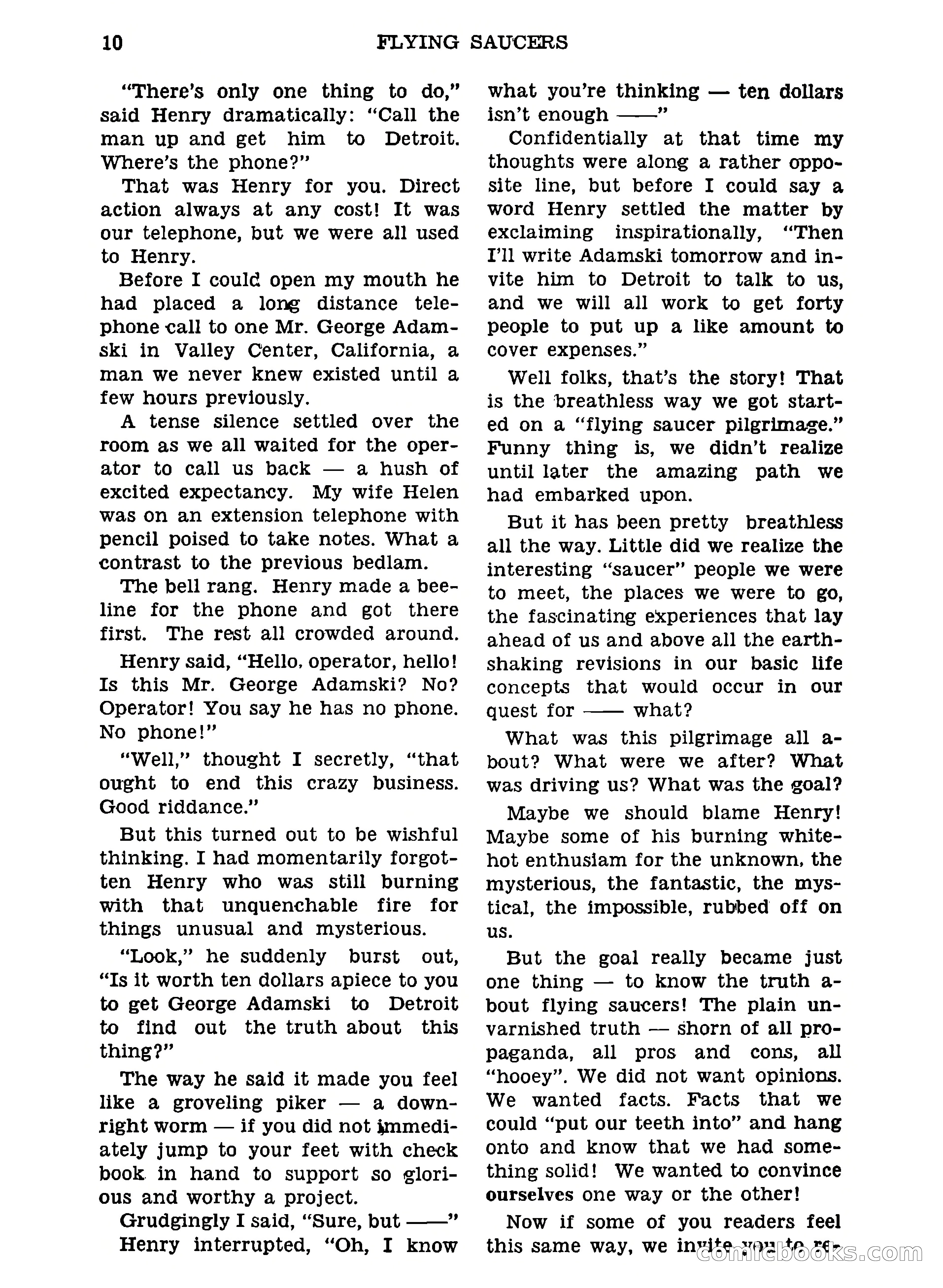 Flying Saucers From Other Worlds — page 10 of 101