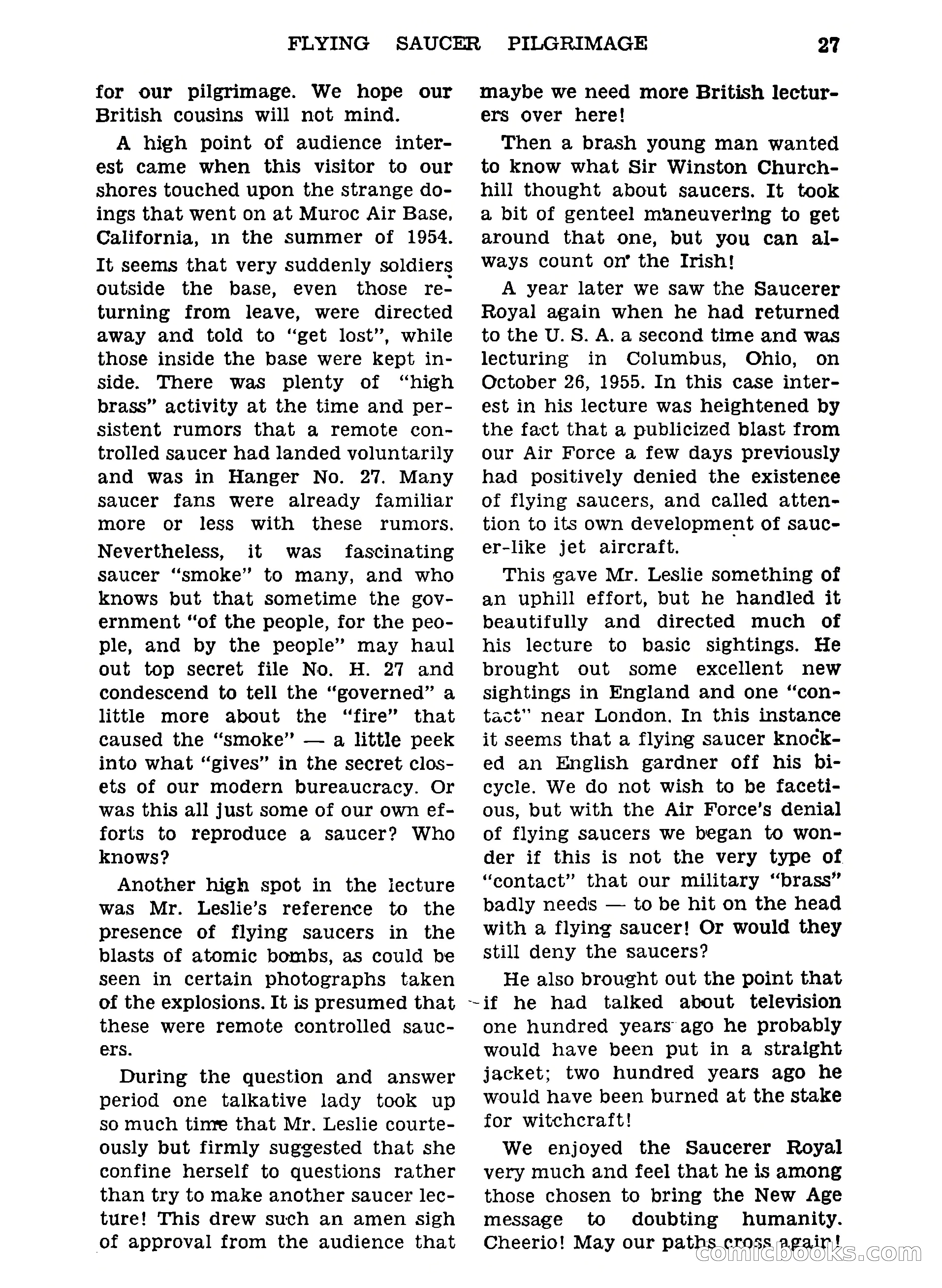 Flying Saucers From Other Worlds — page 27 of 101