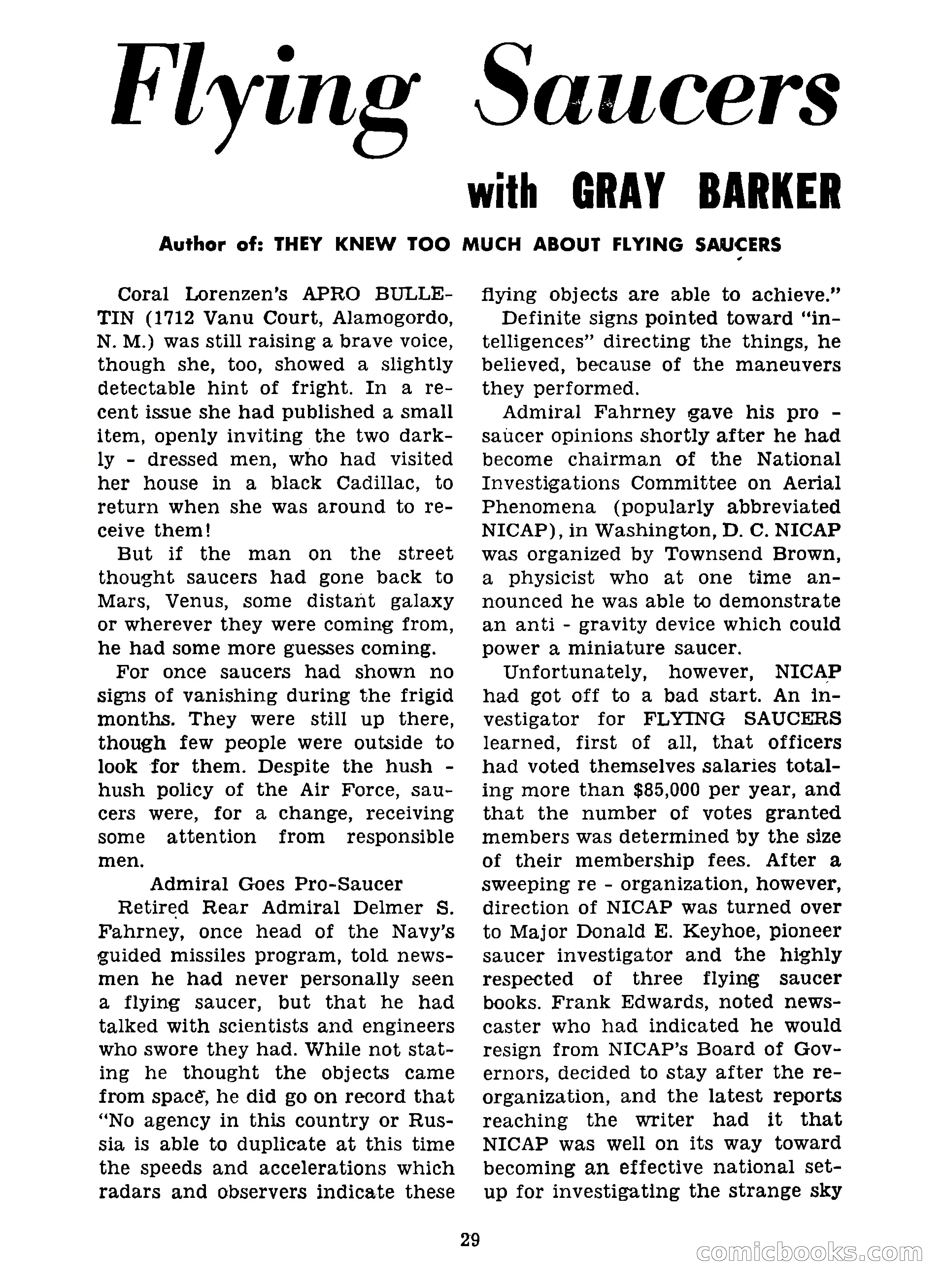 Flying Saucers From Other Worlds — page 29 of 101