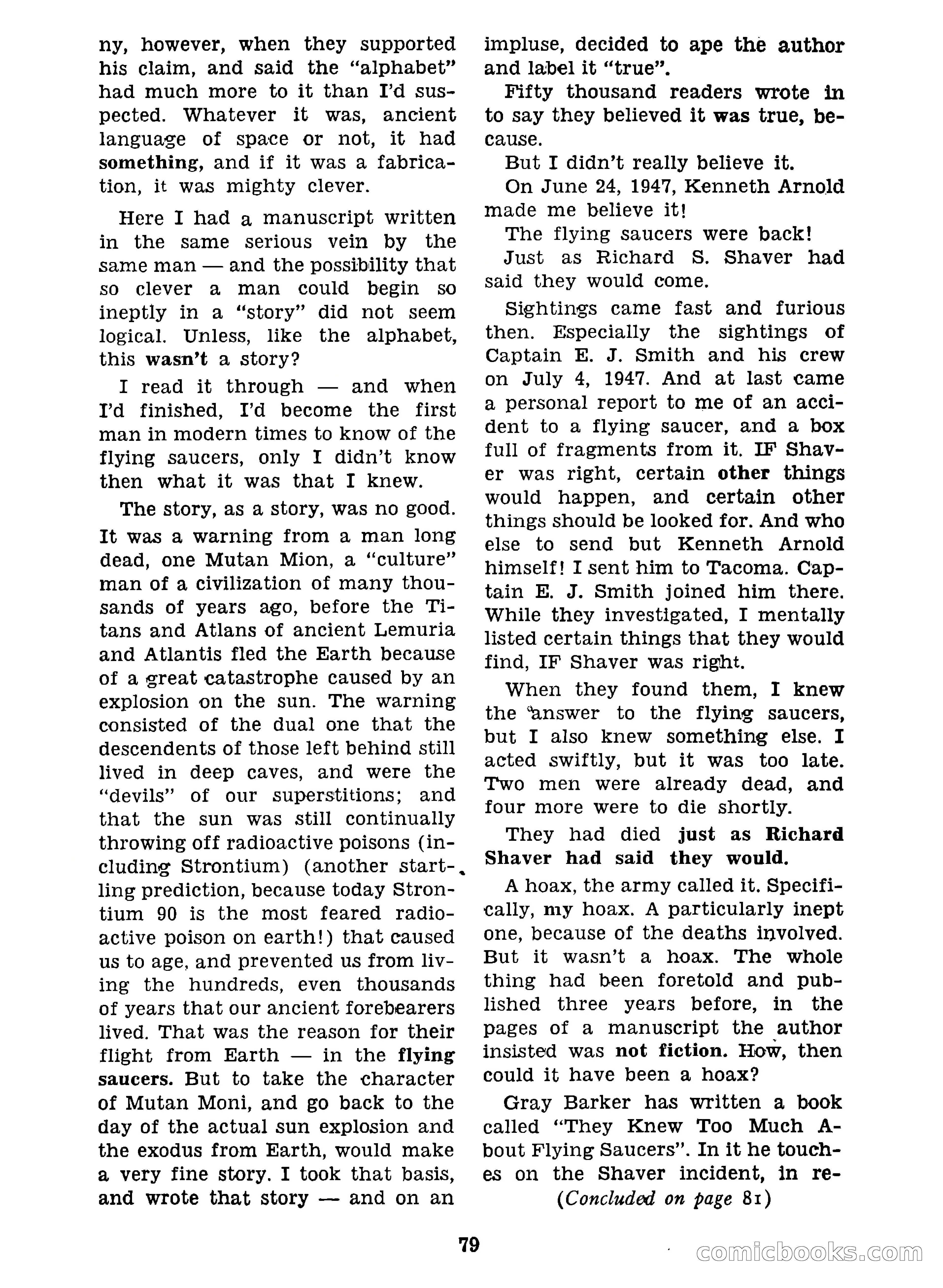 Flying Saucers From Other Worlds — page 79 of 101
