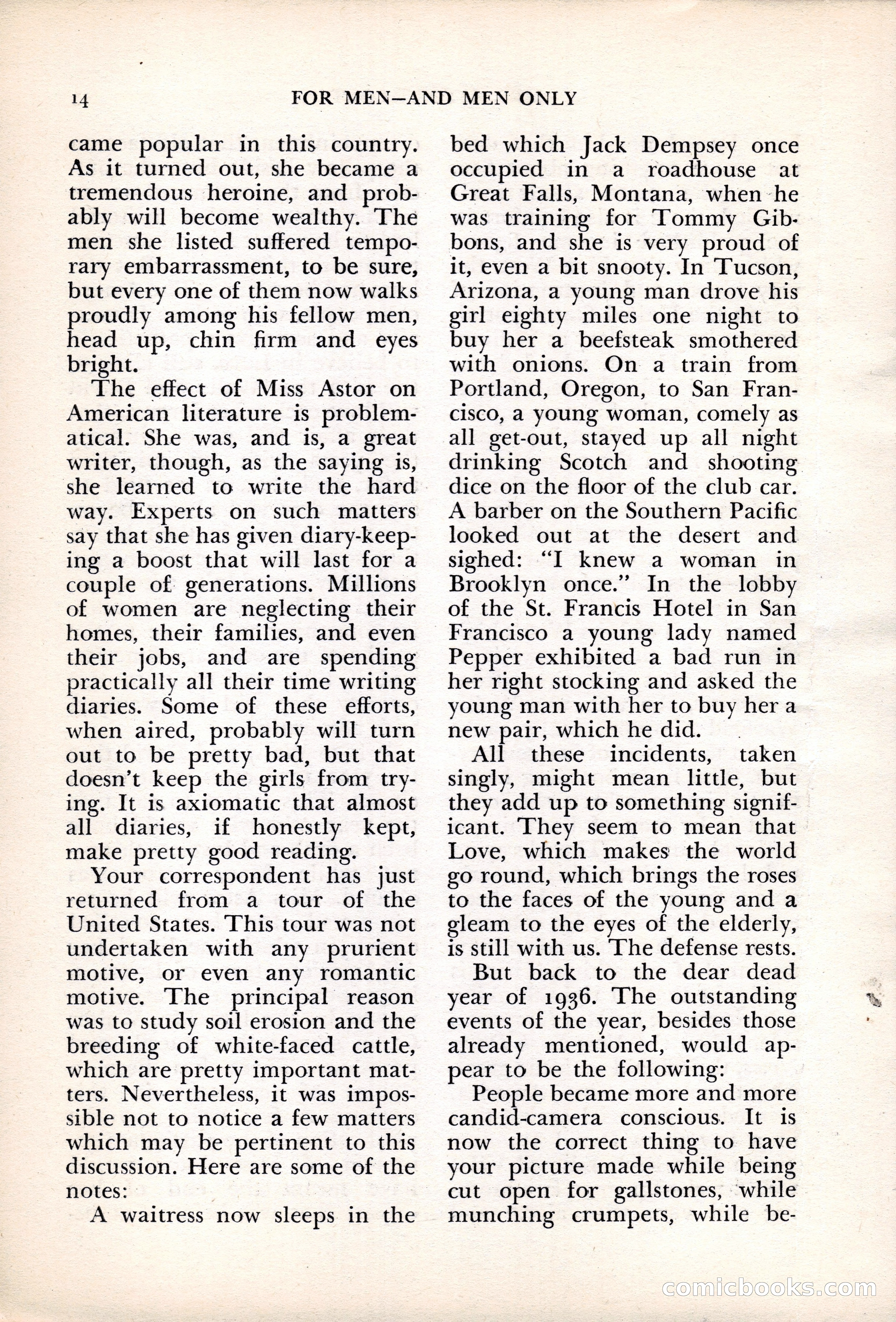For Men—and Men Only — page 14 of 136