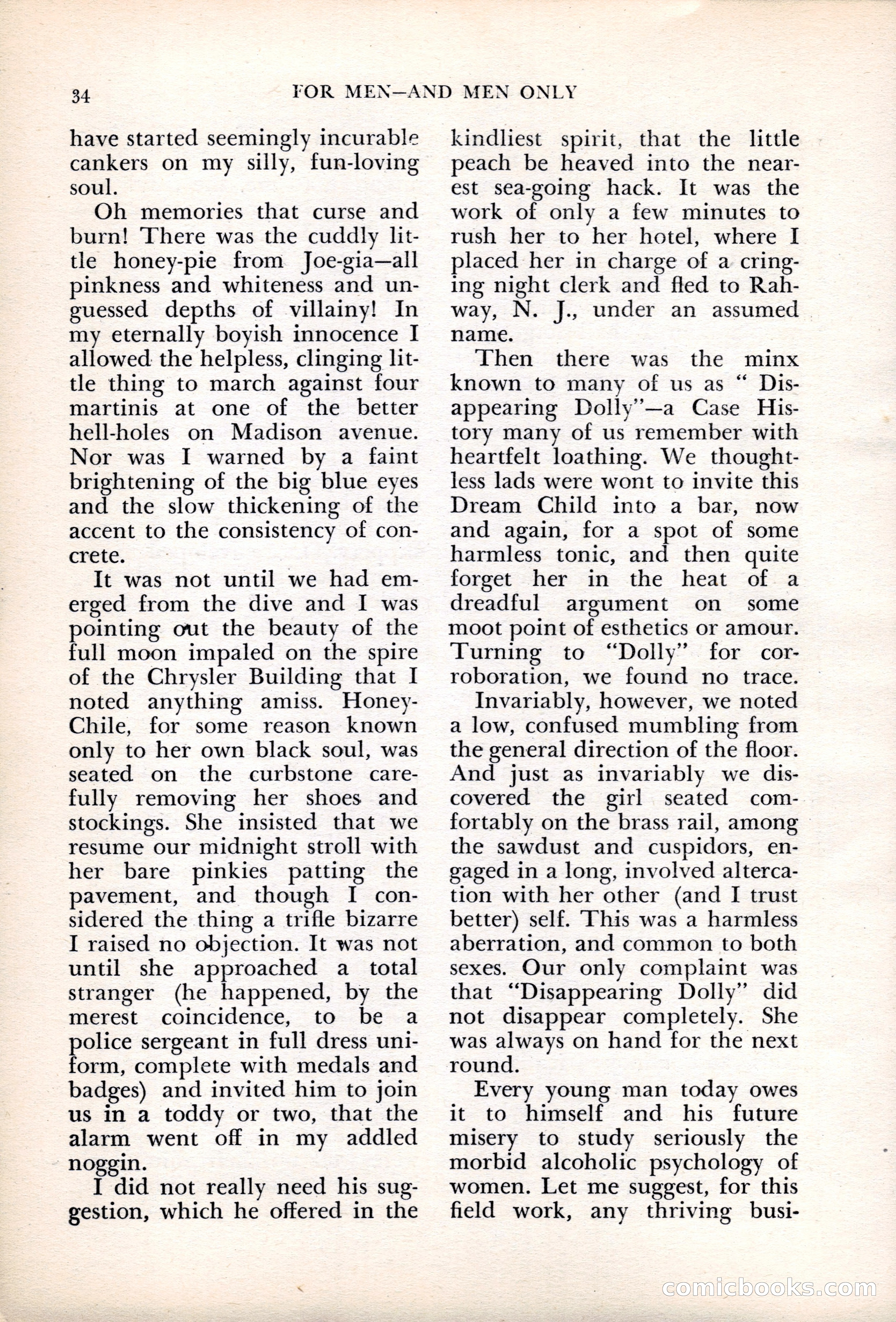 For Men—and Men Only — page 34 of 136