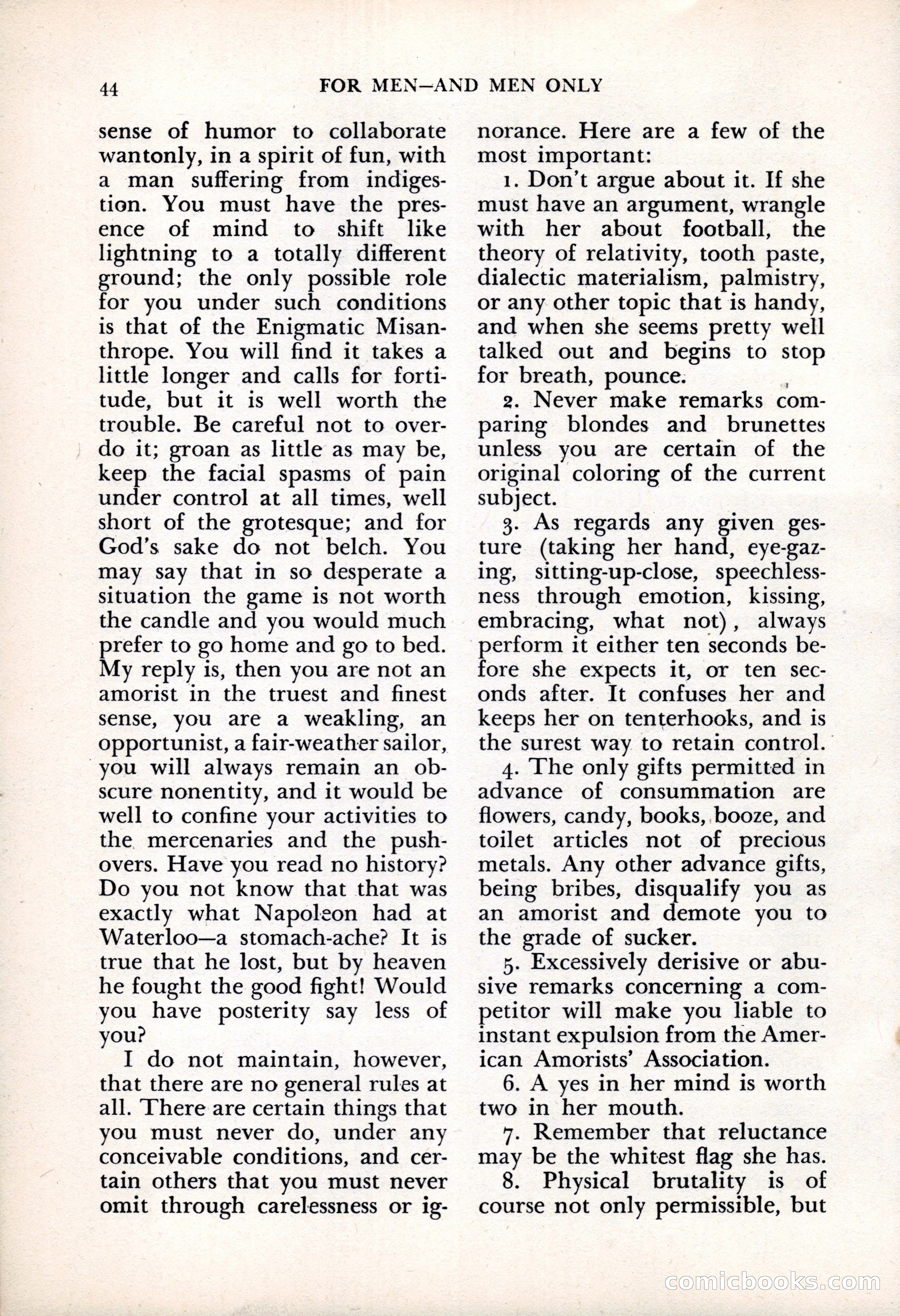 For Men—and Men Only — page 44 of 136
