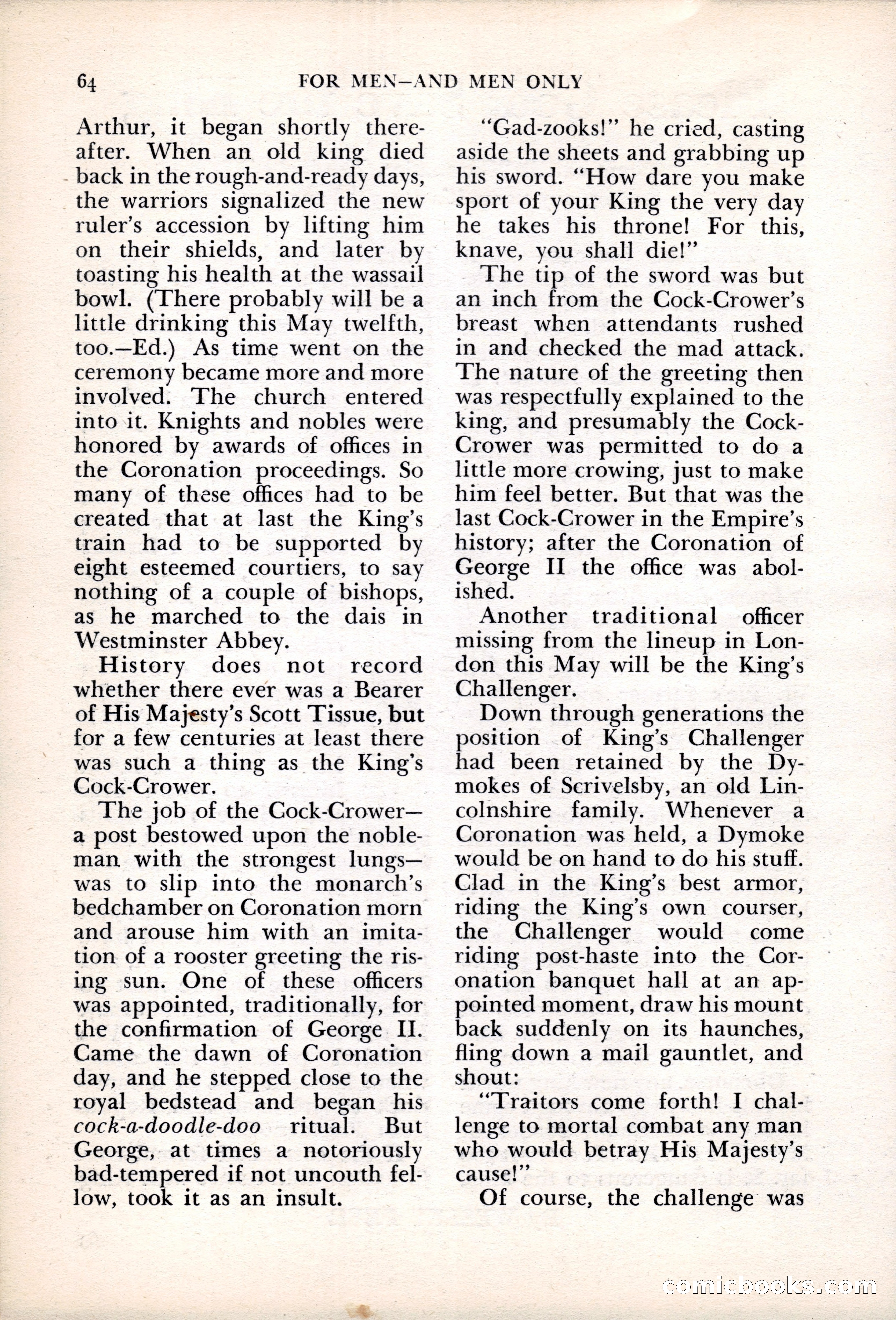 For Men—and Men Only — page 64 of 136
