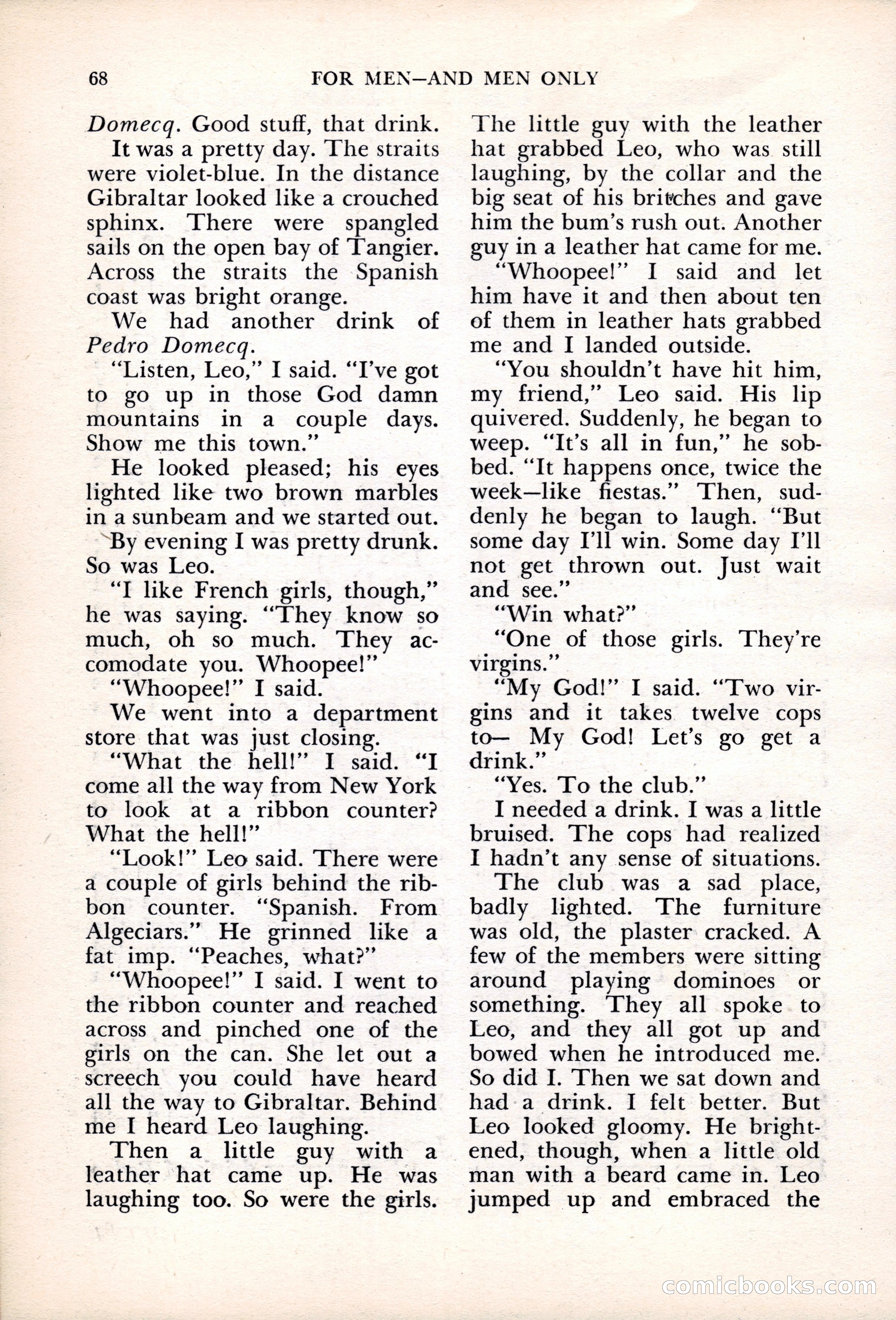 For Men—and Men Only — page 68 of 136