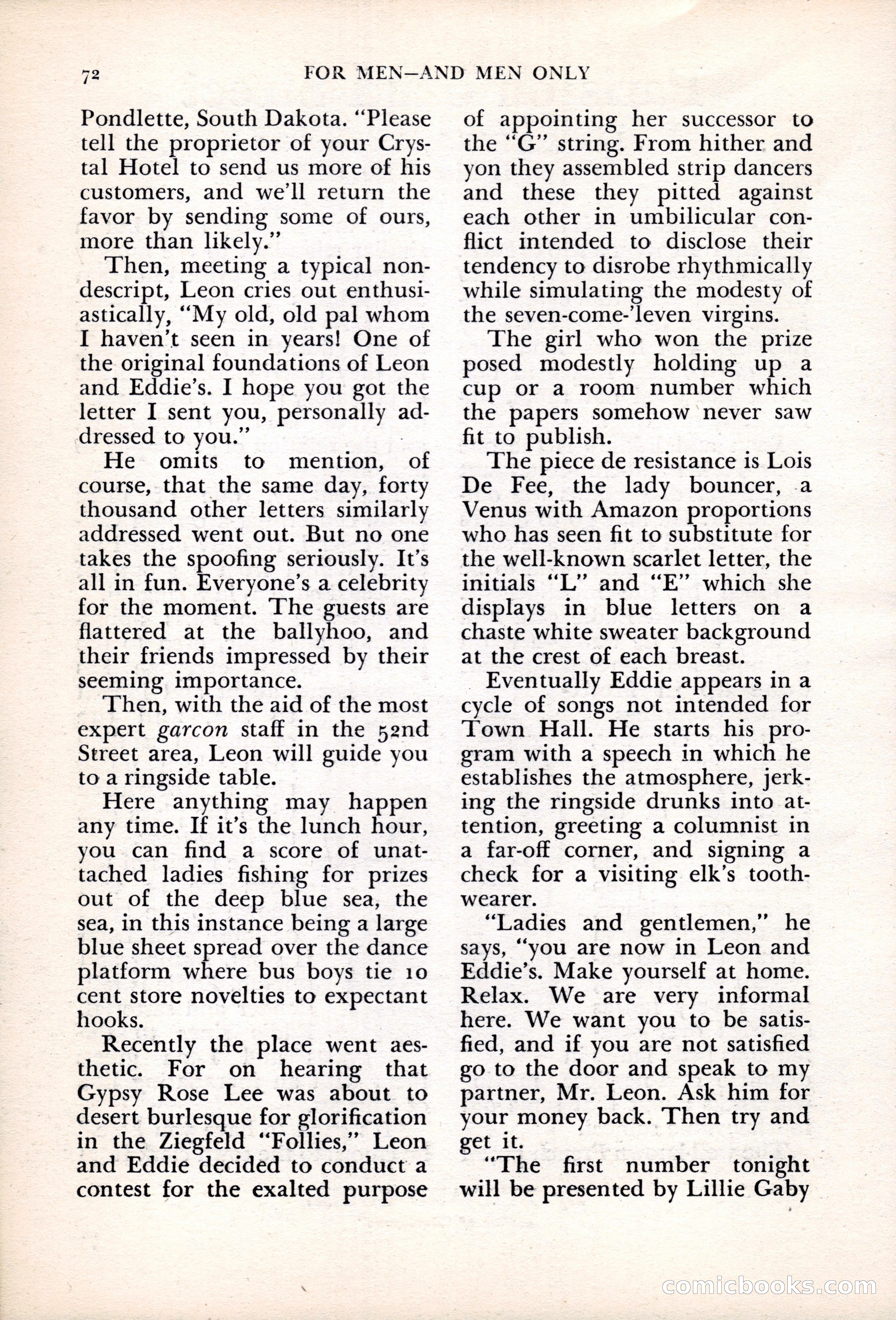 For Men—and Men Only — page 72 of 136