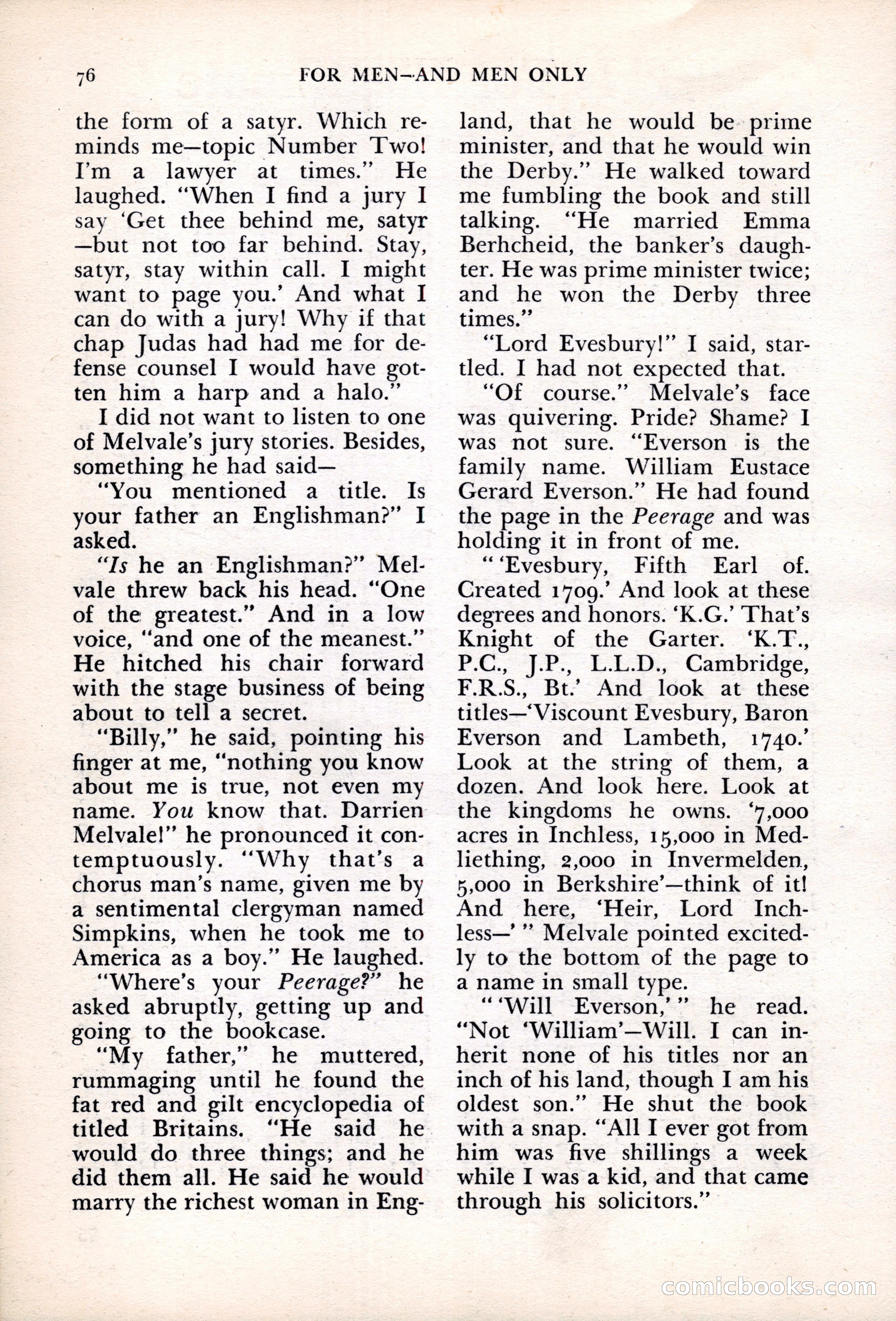 For Men—and Men Only — page 76 of 136
