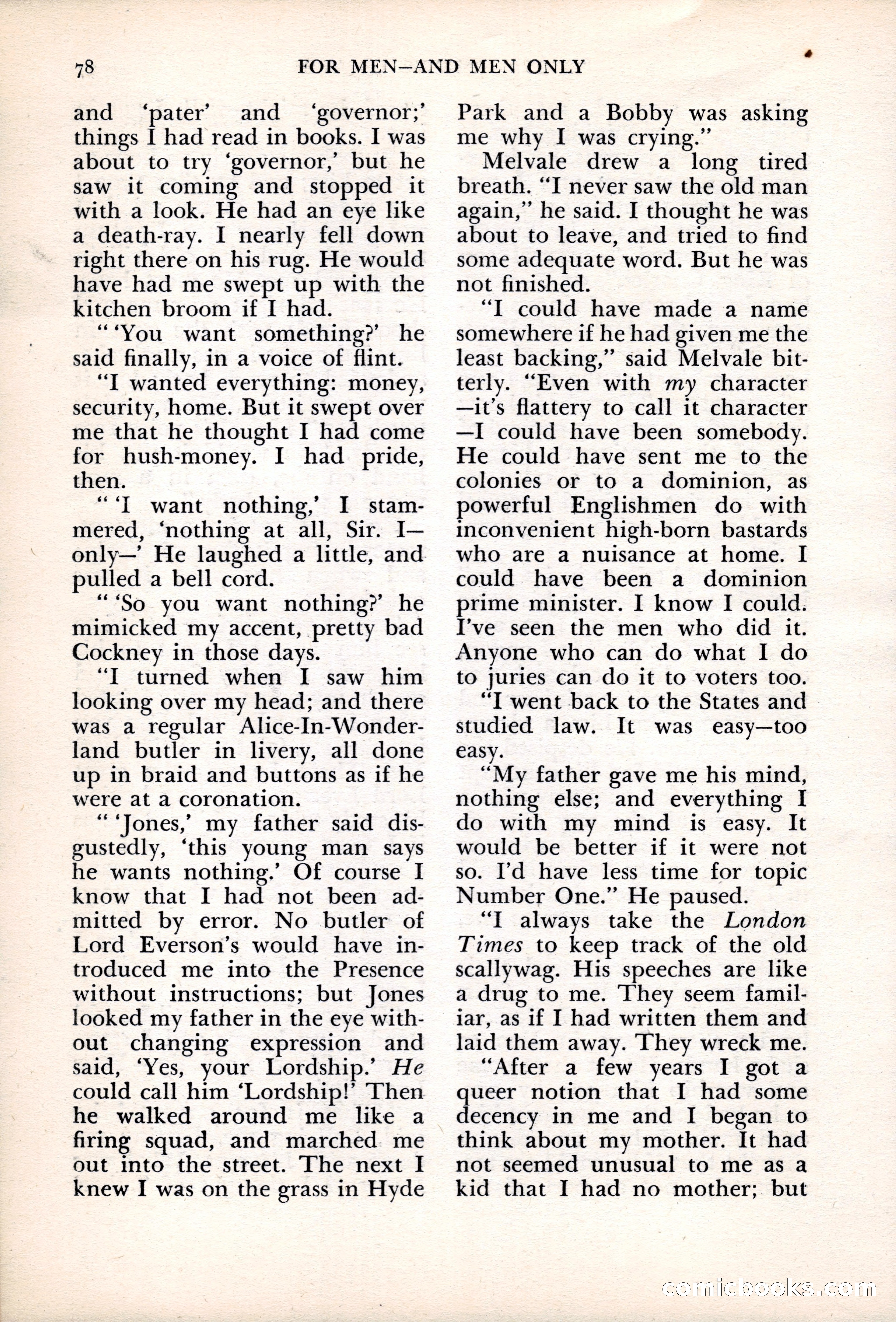 For Men—and Men Only — page 78 of 136