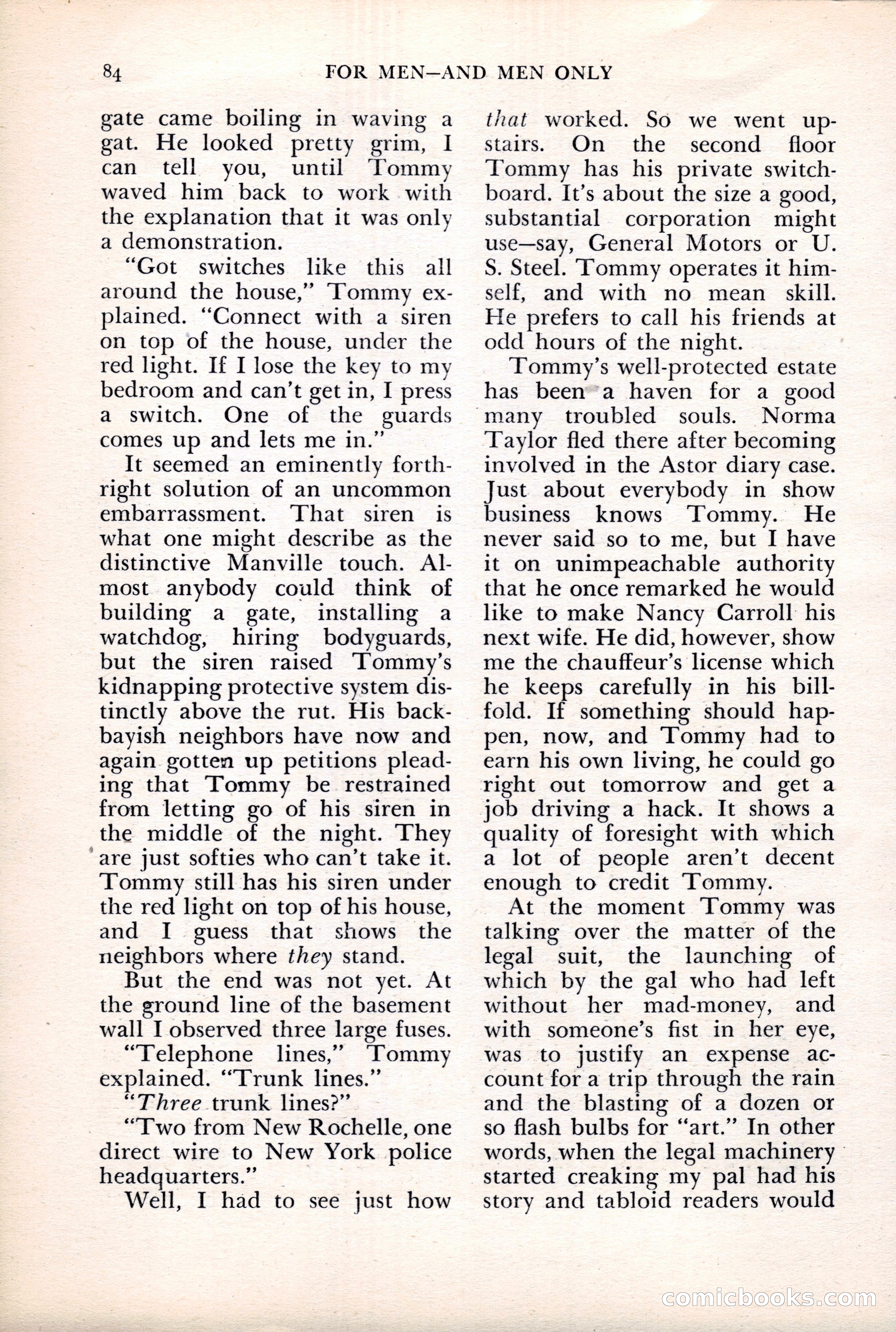 For Men—and Men Only — page 84 of 136