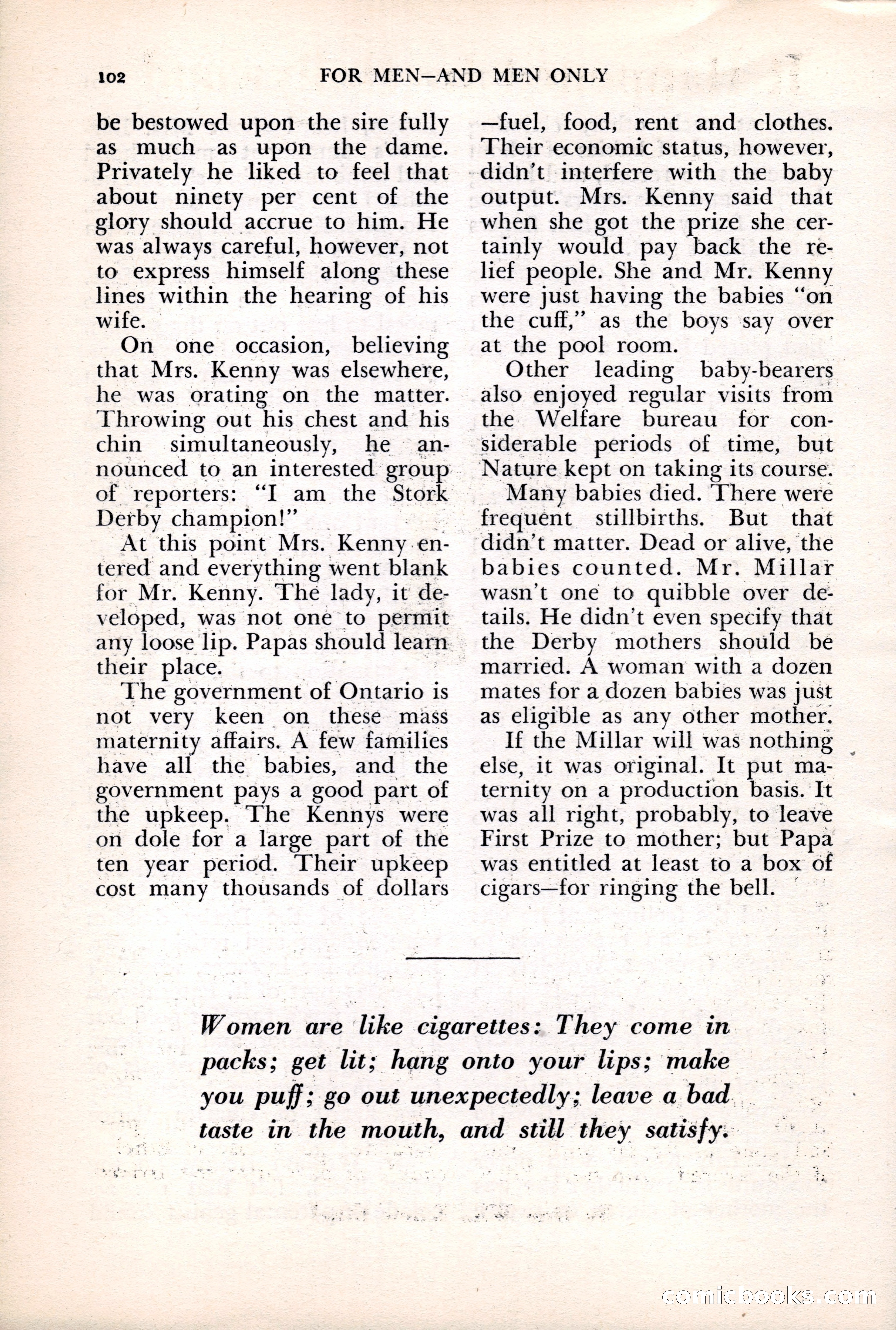For Men—and Men Only — page 102 of 136