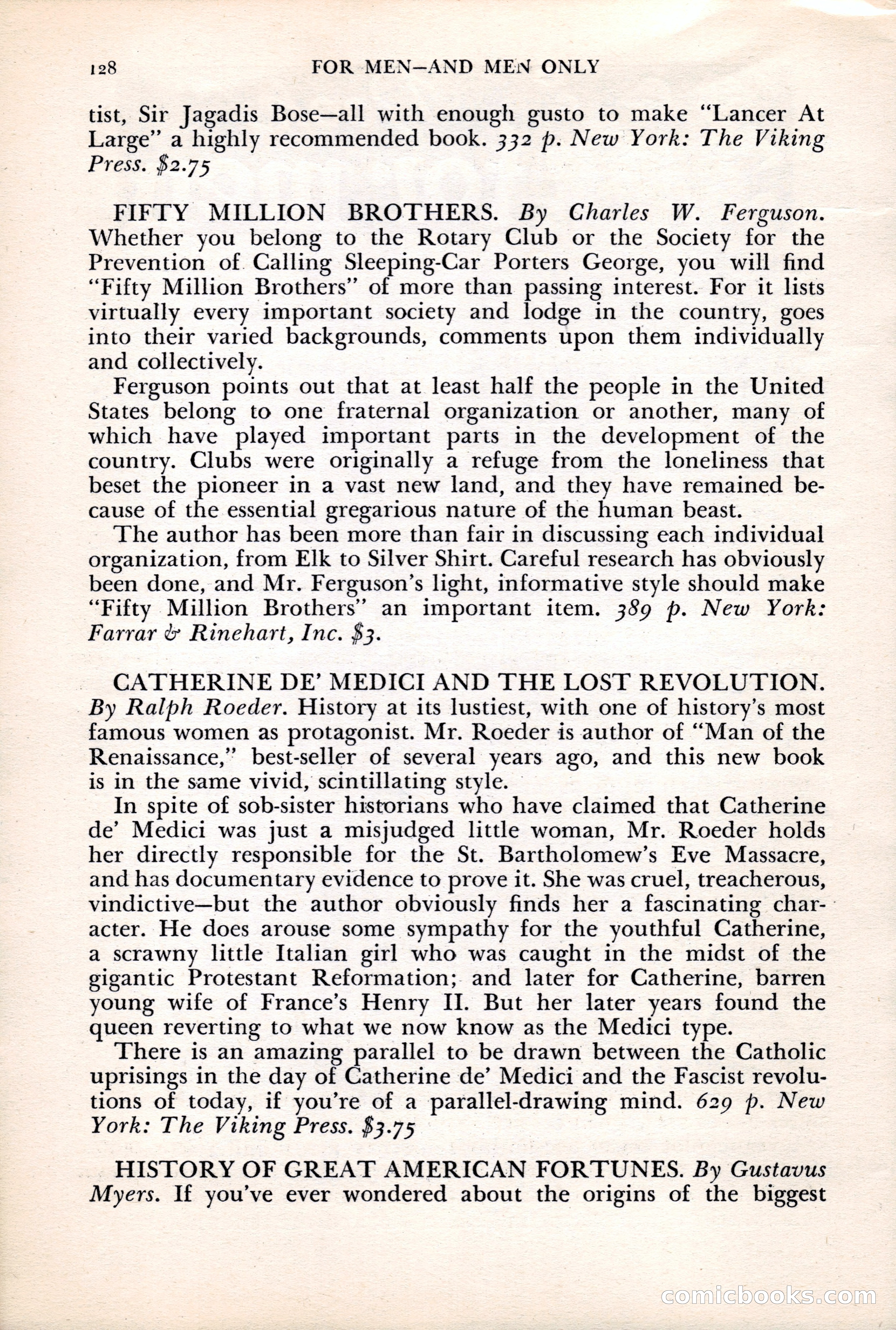 For Men—and Men Only — page 128 of 136