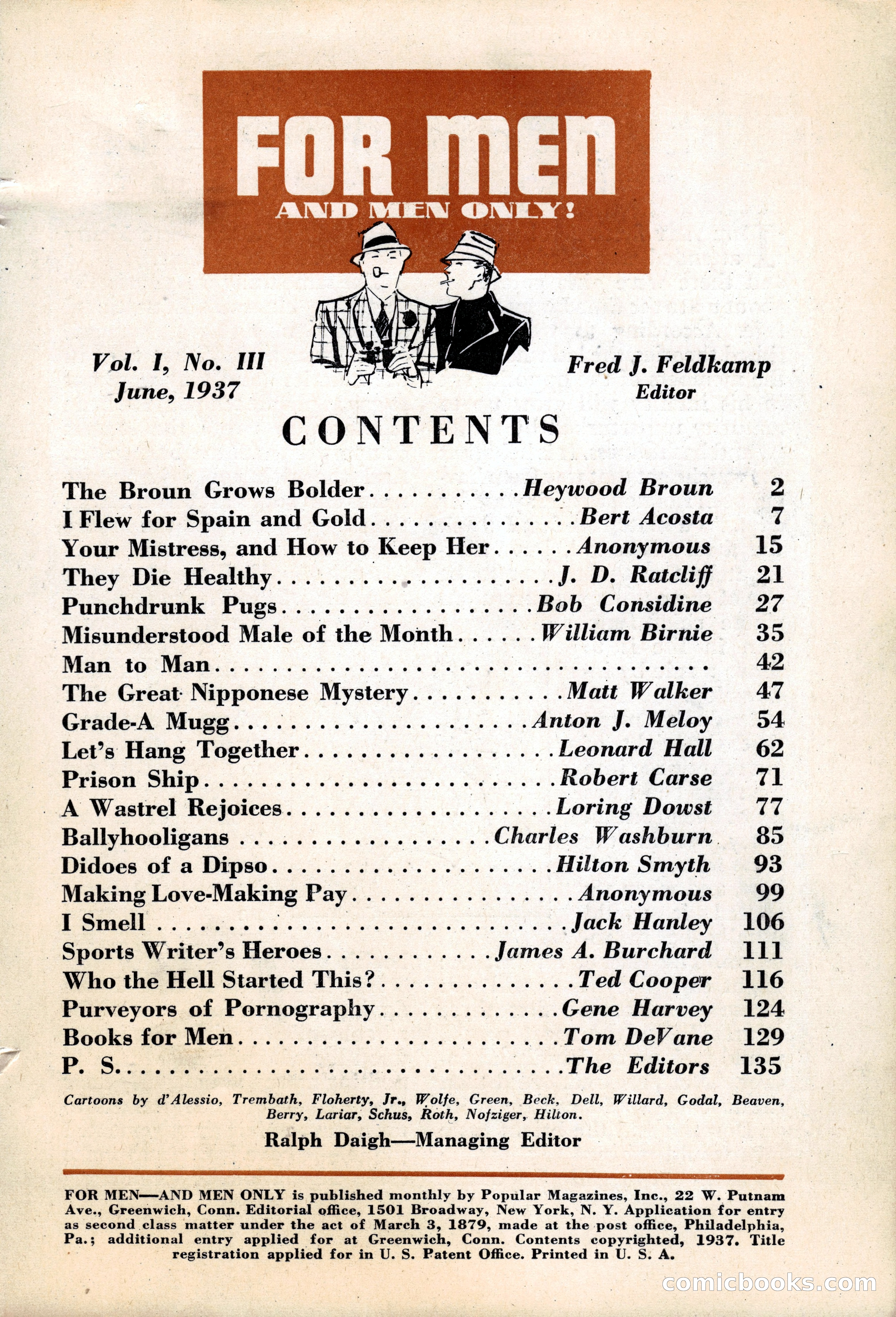 For Men—and Men Only! (June 1937) — page 3 of 140