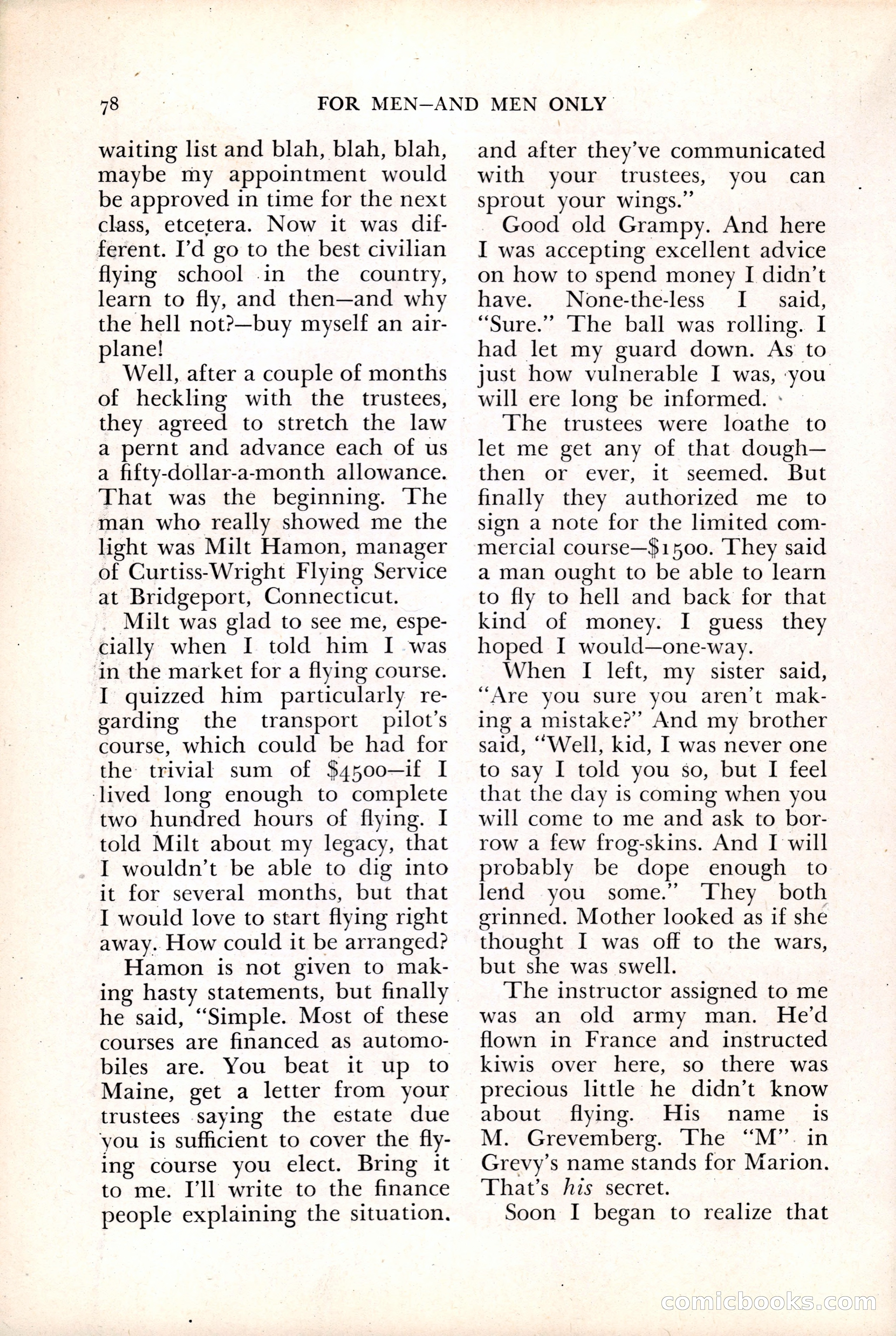 For Men—and Men Only! (June 1937) — page 80 of 140