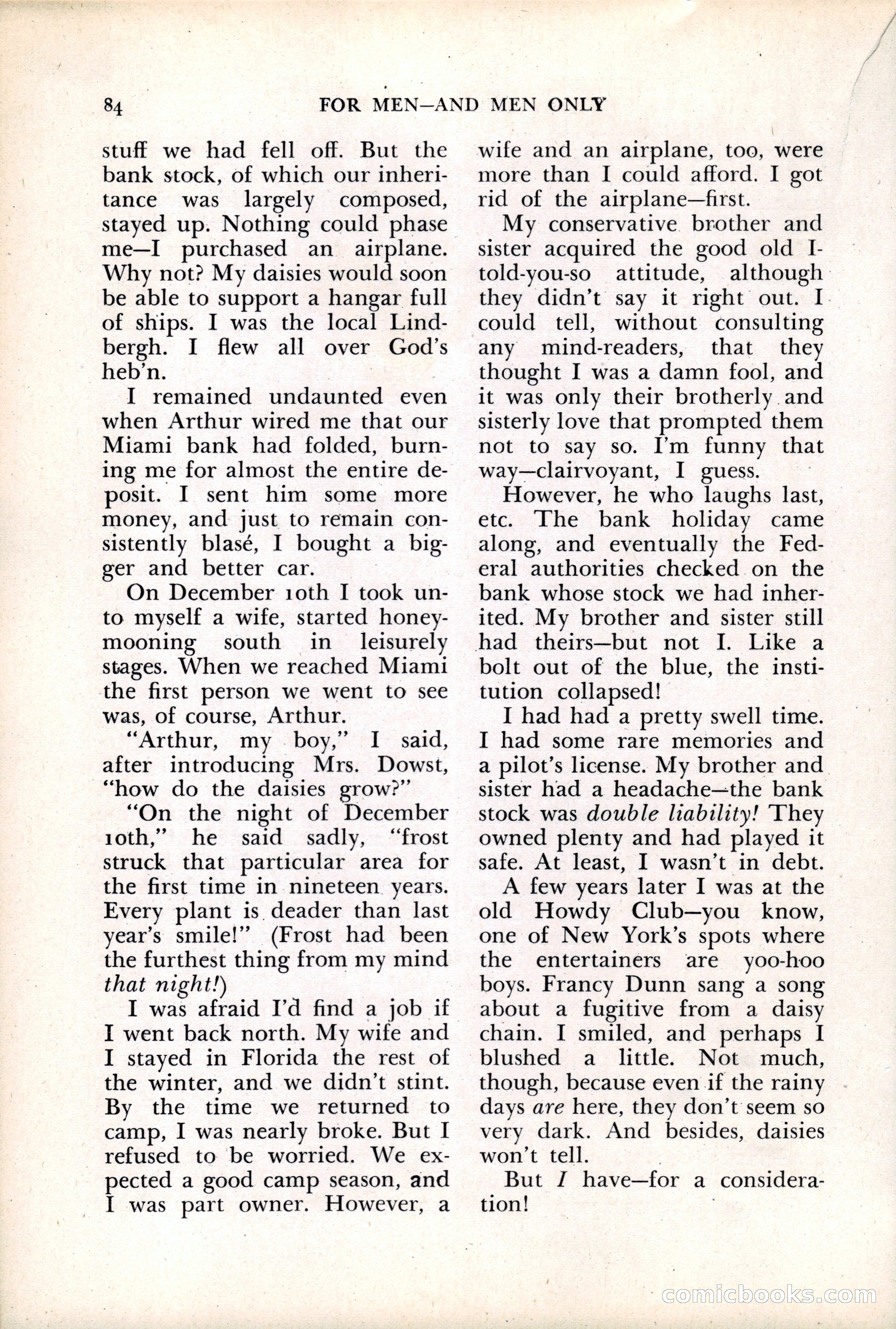For Men—and Men Only! (June 1937) — page 86 of 140