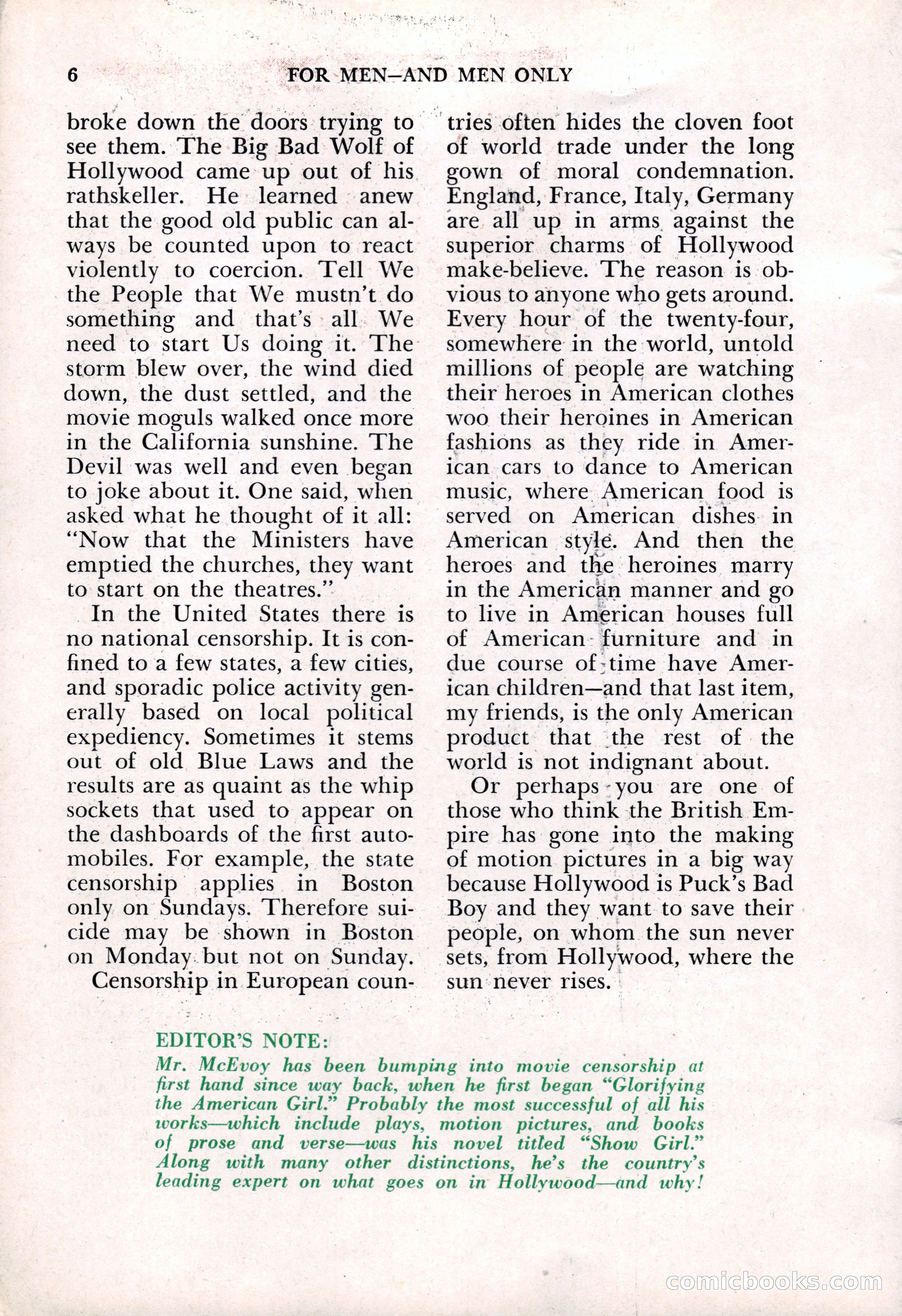 For Men—and Men Only (August 1937) — page 8 of 140