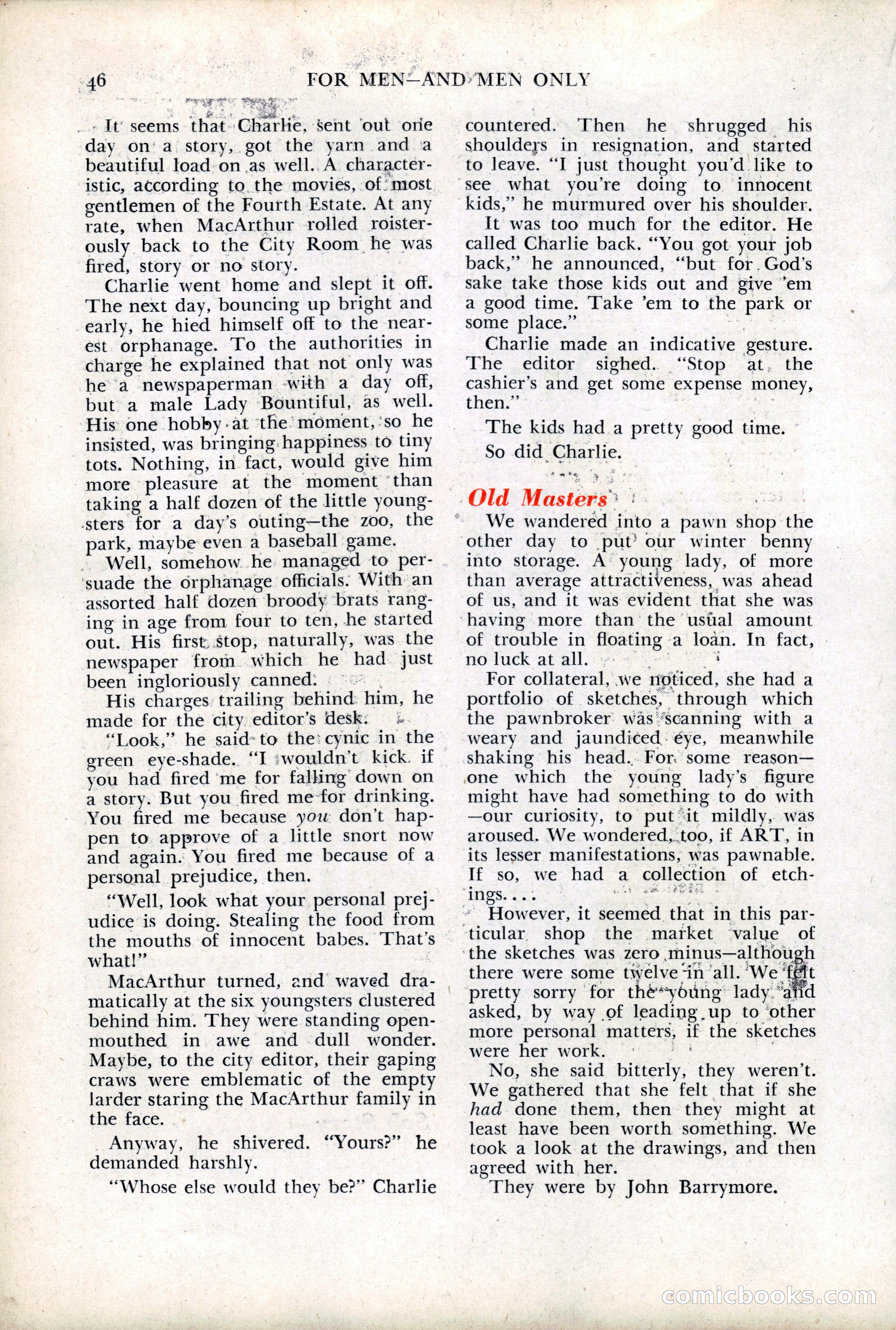 For Men—and Men Only (August 1937) — page 48 of 140