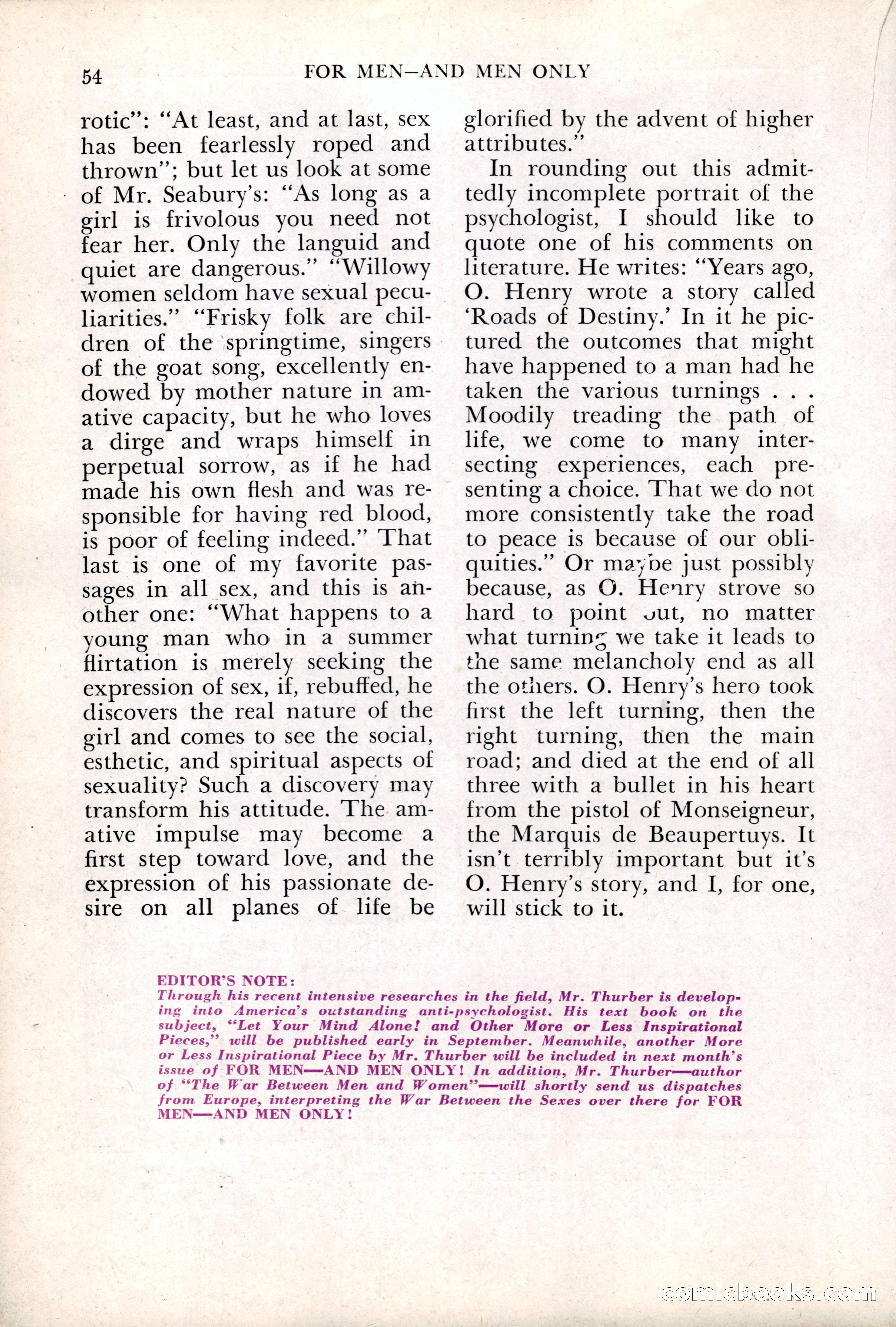 For Men—and Men Only (August 1937) — page 56 of 140