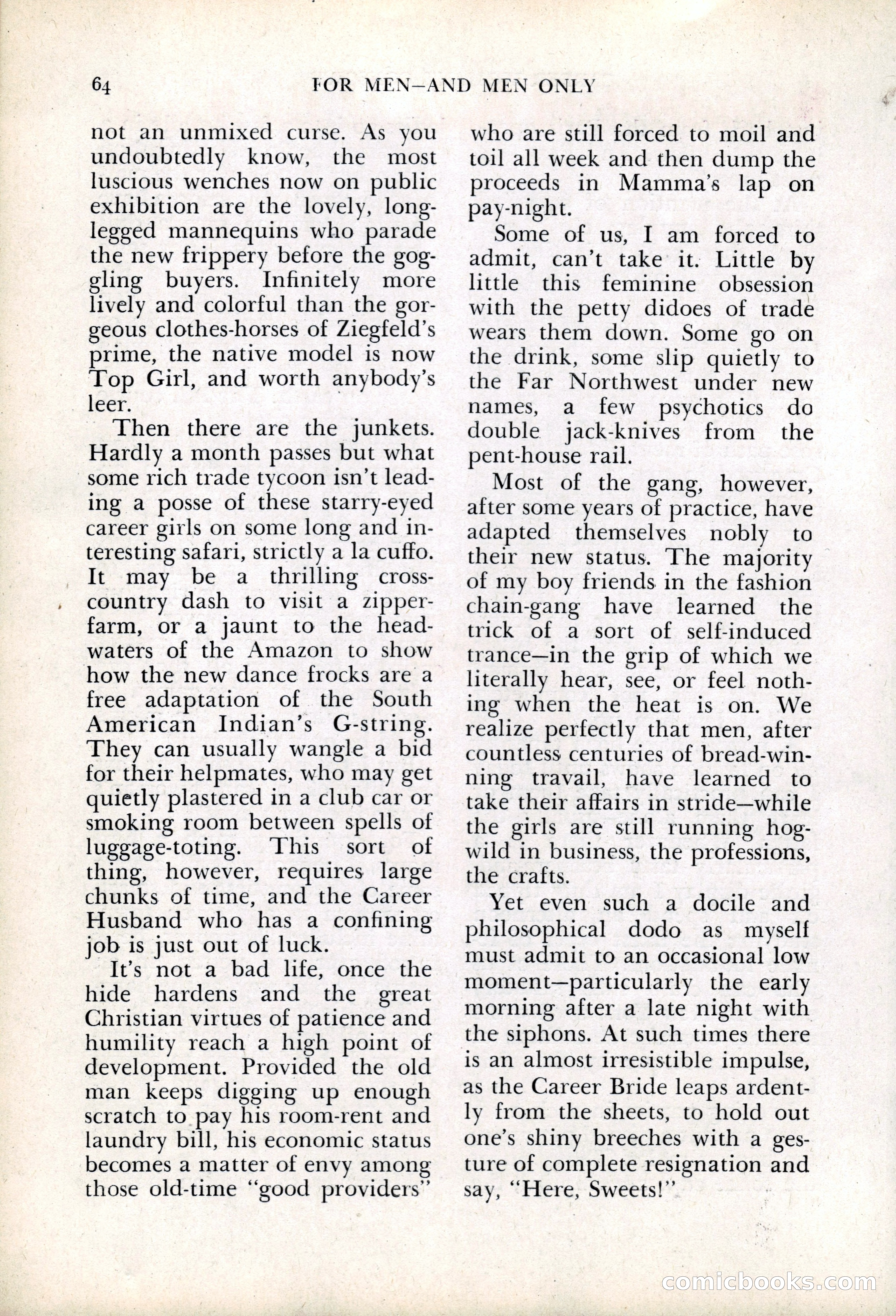 For Men—and Men Only (August 1937) — page 66 of 140
