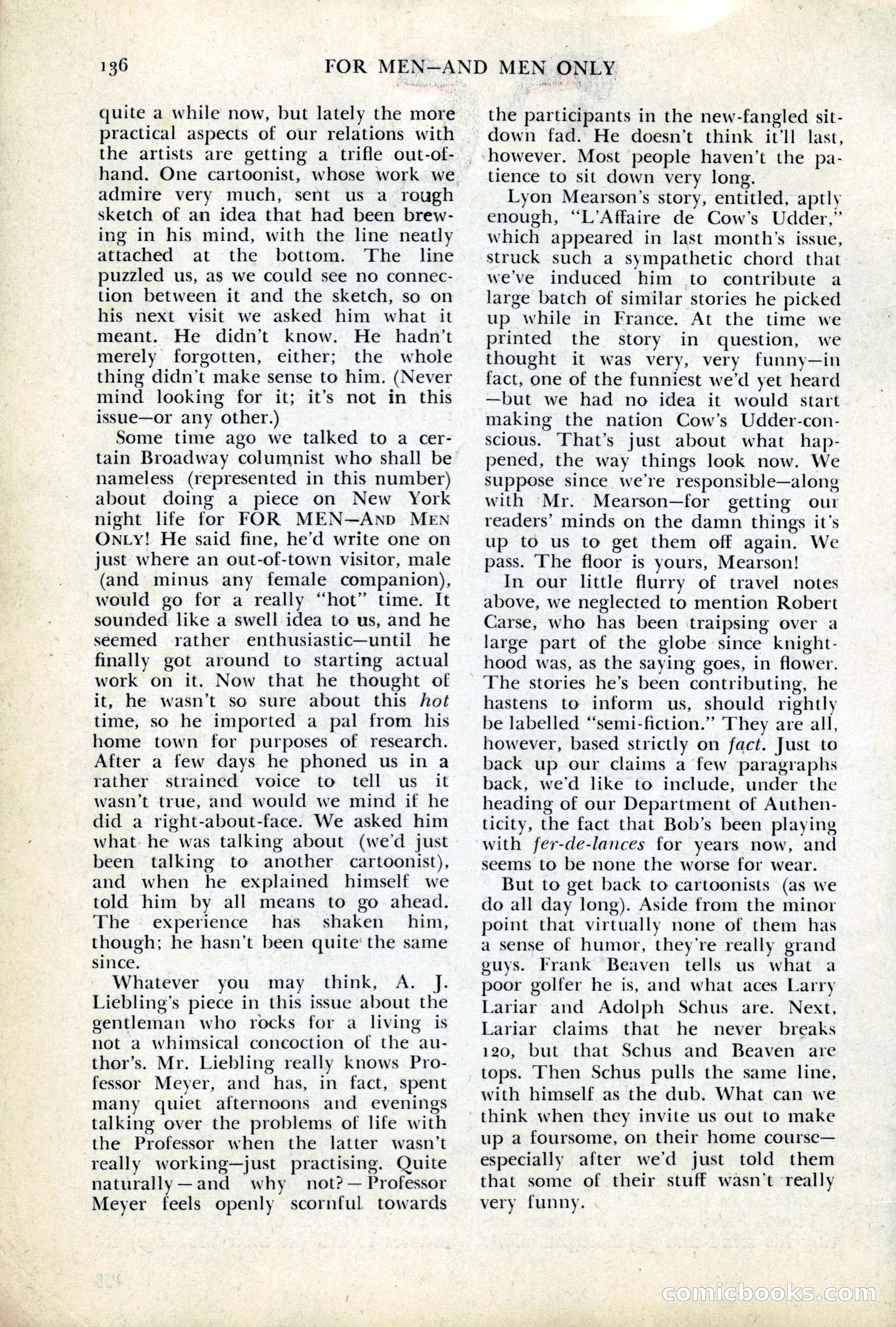 For Men—and Men Only (August 1937) — page 138 of 140