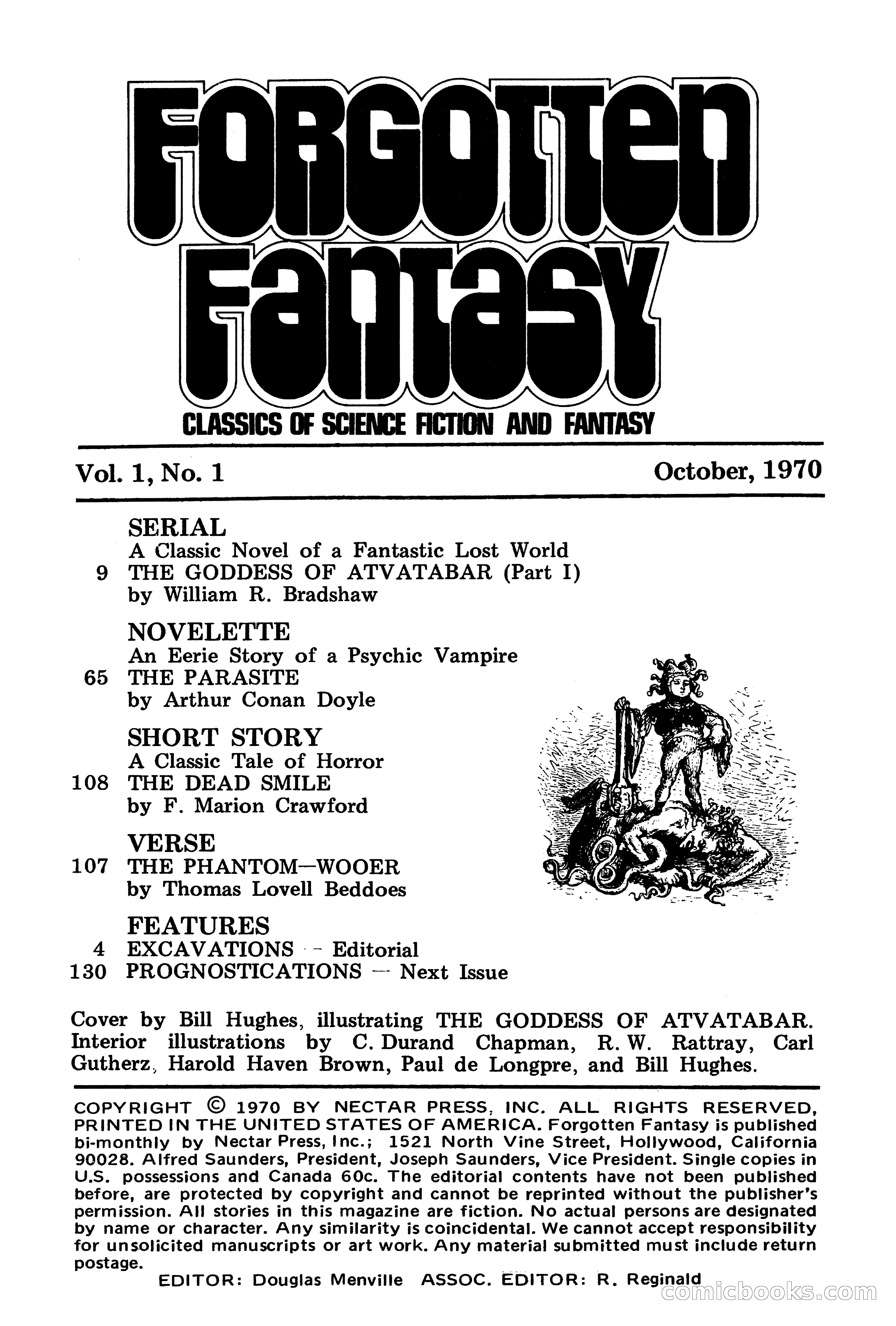 Forgotten Fantasy, Vol. 1, No. 1 — page 3 of 133