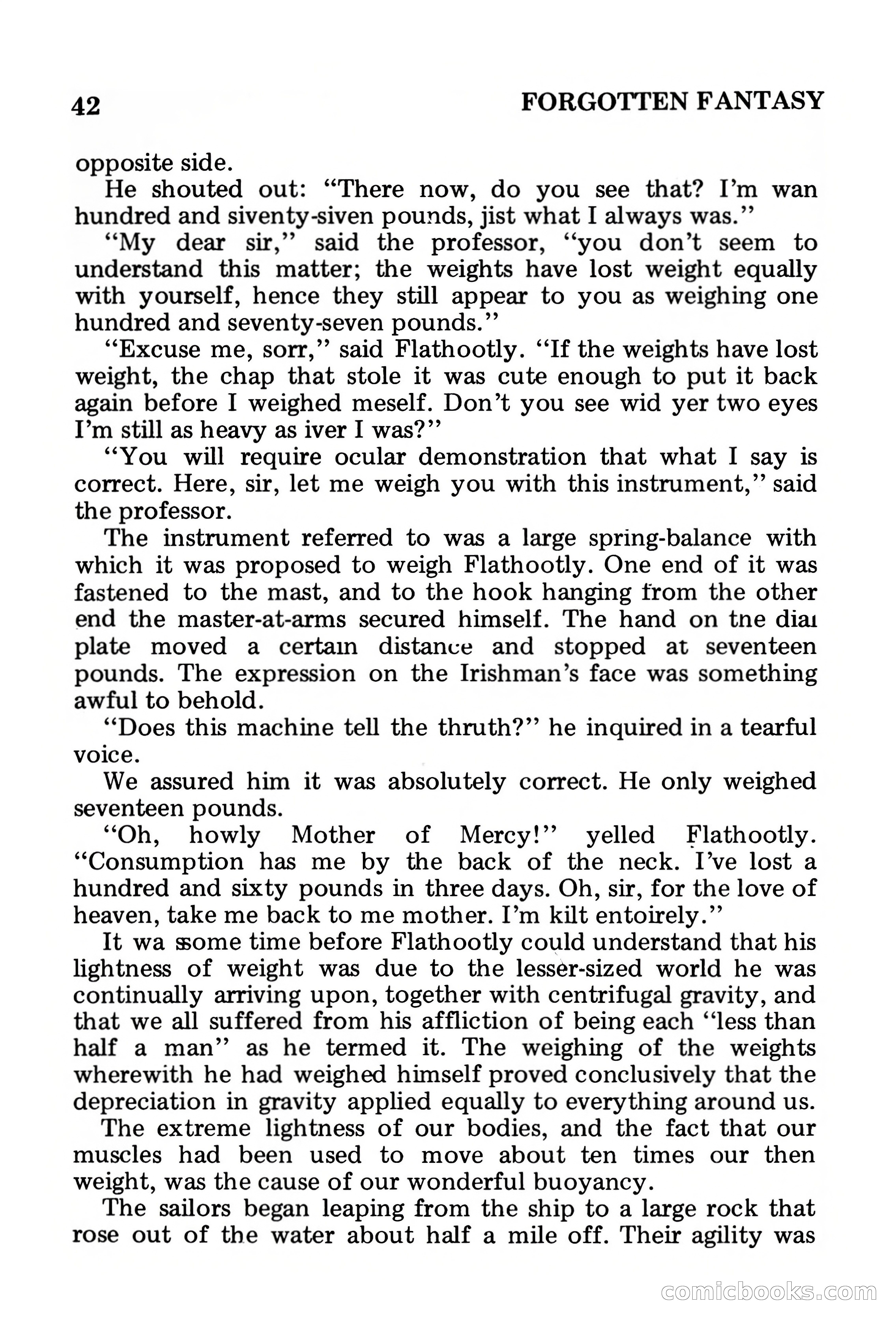 Forgotten Fantasy, Vol. 1, No. 1 — page 42 of 133