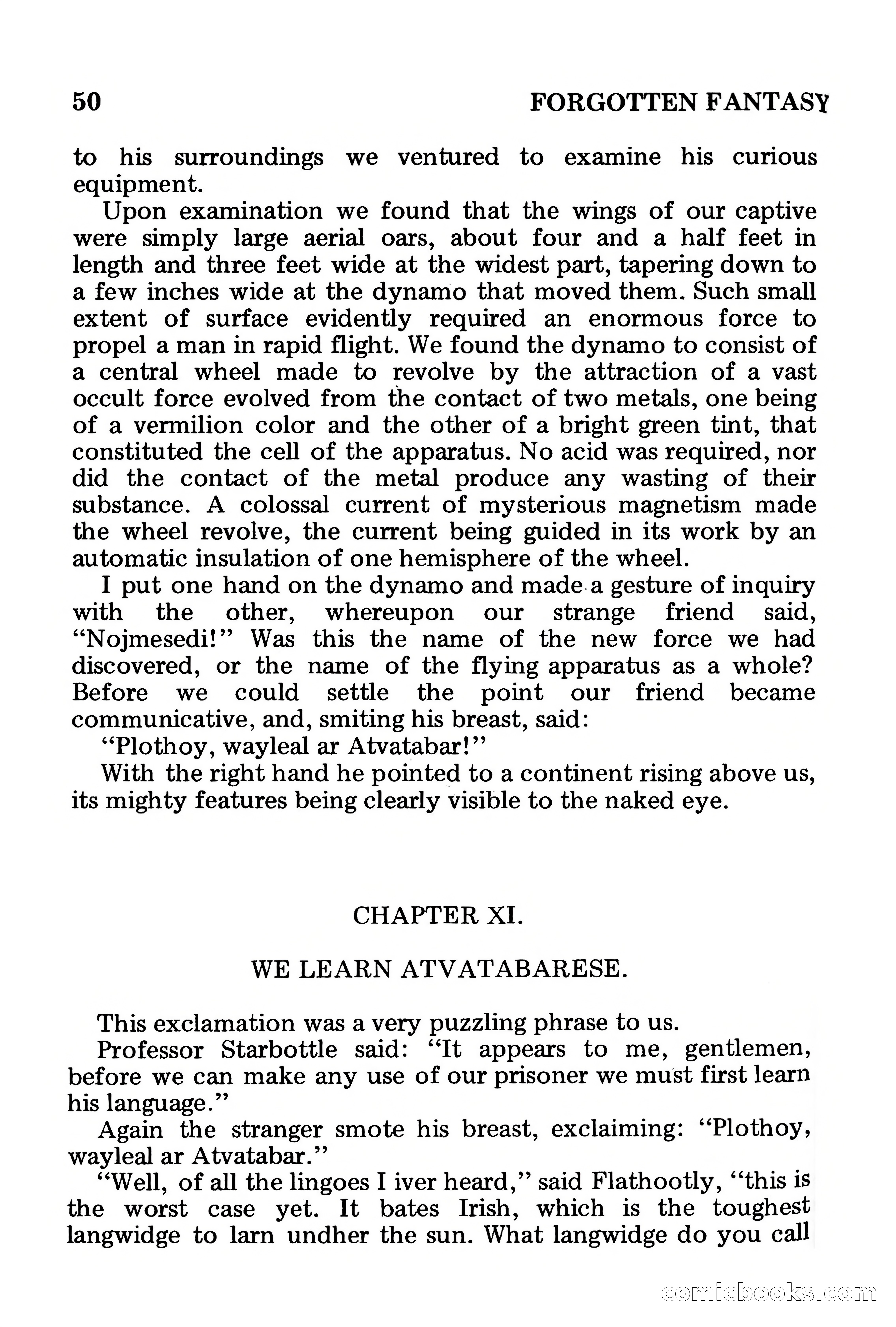 Forgotten Fantasy, Vol. 1, No. 1 — page 50 of 133