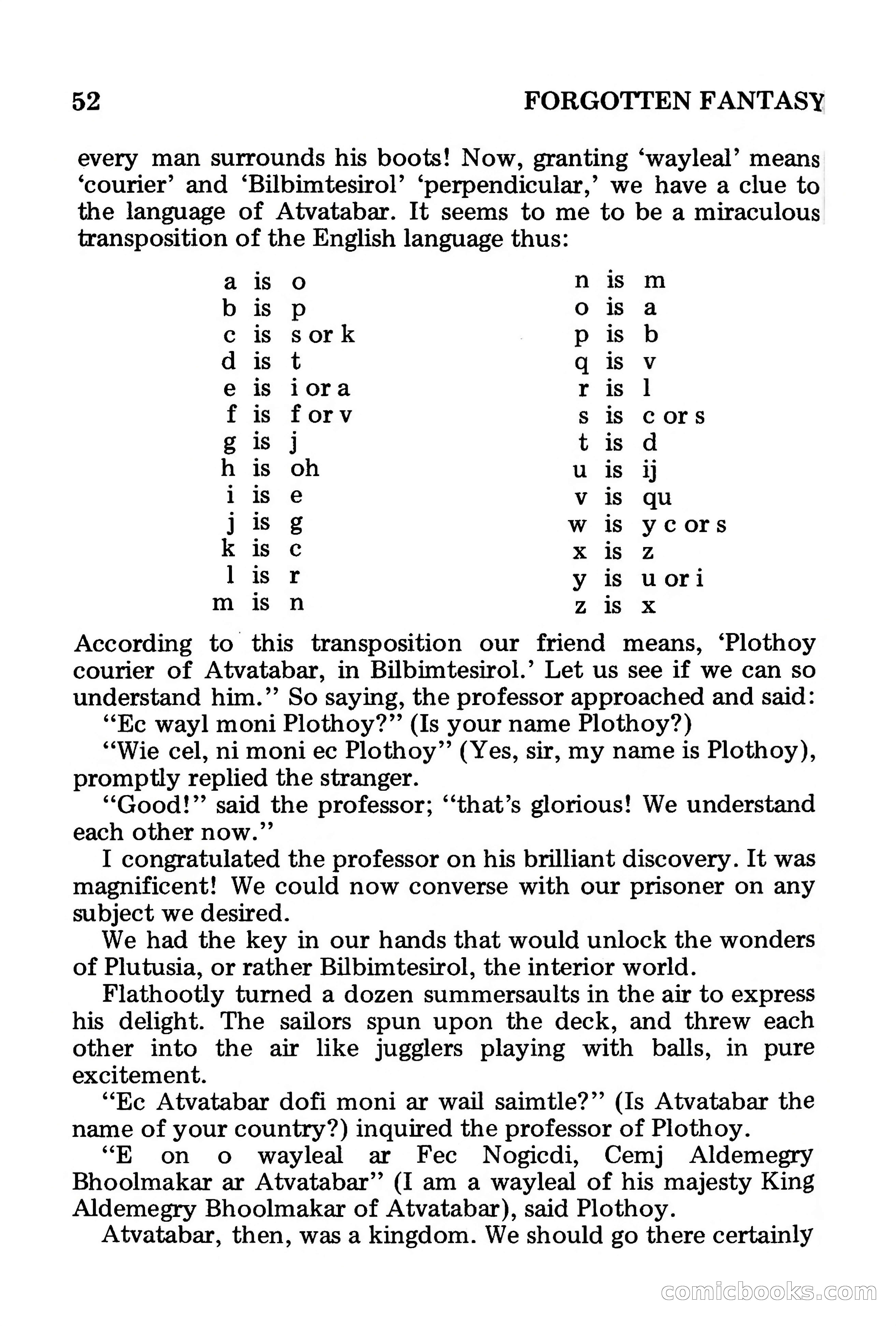 Forgotten Fantasy, Vol. 1, No. 1 — page 52 of 133