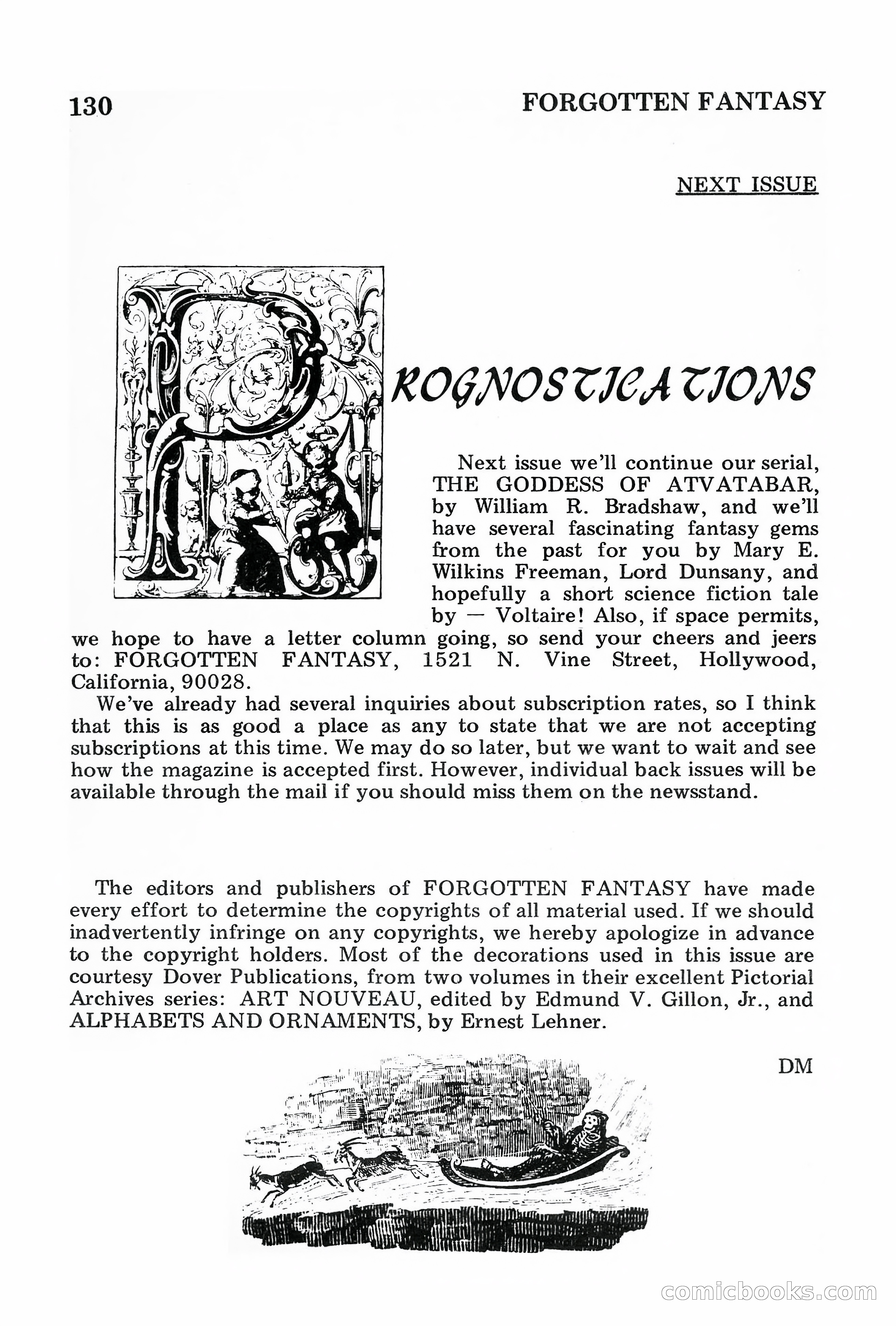 Forgotten Fantasy, Vol. 1, No. 1 — page 130 of 133