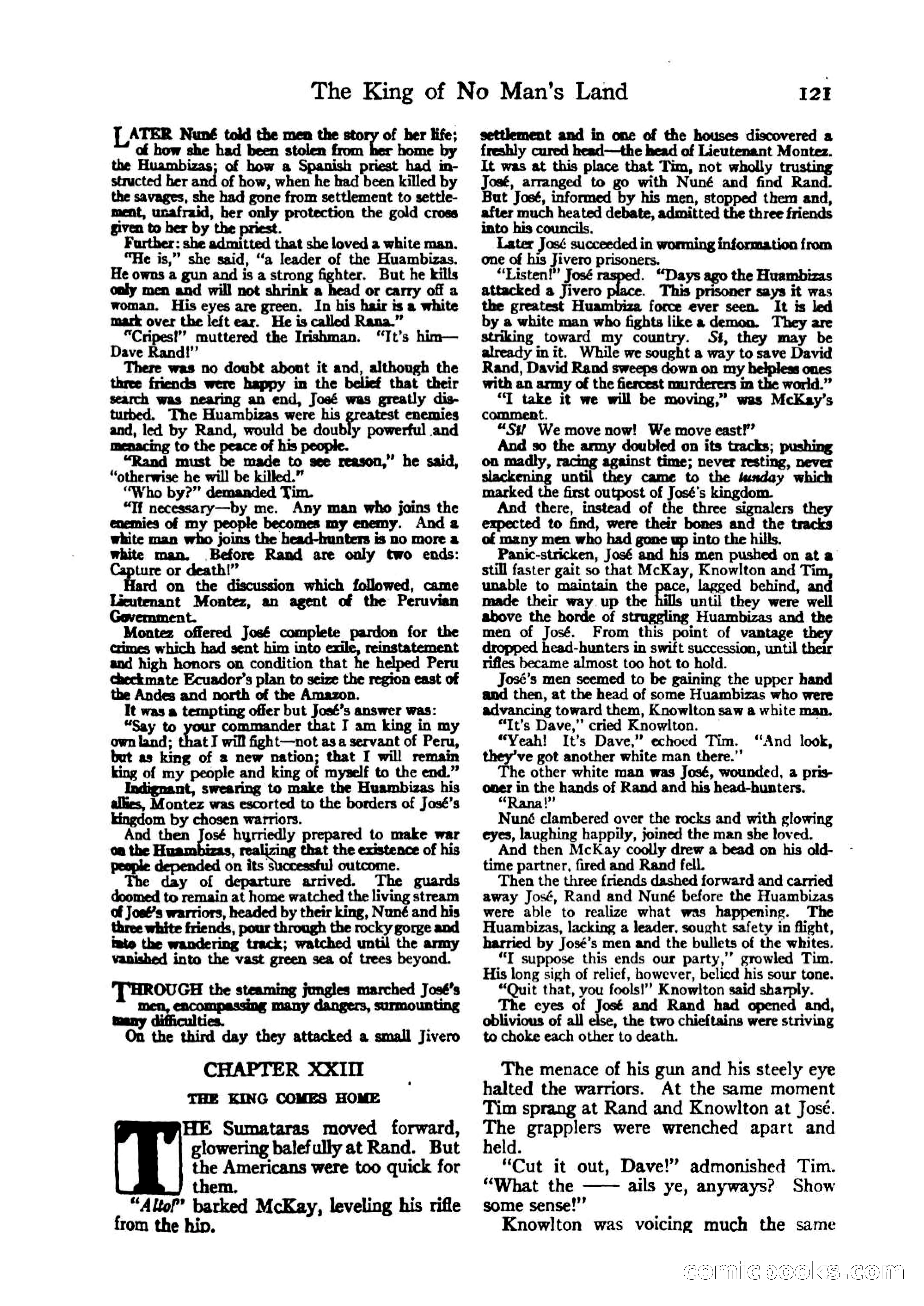 The King of No Man's Land — page 91 of 114