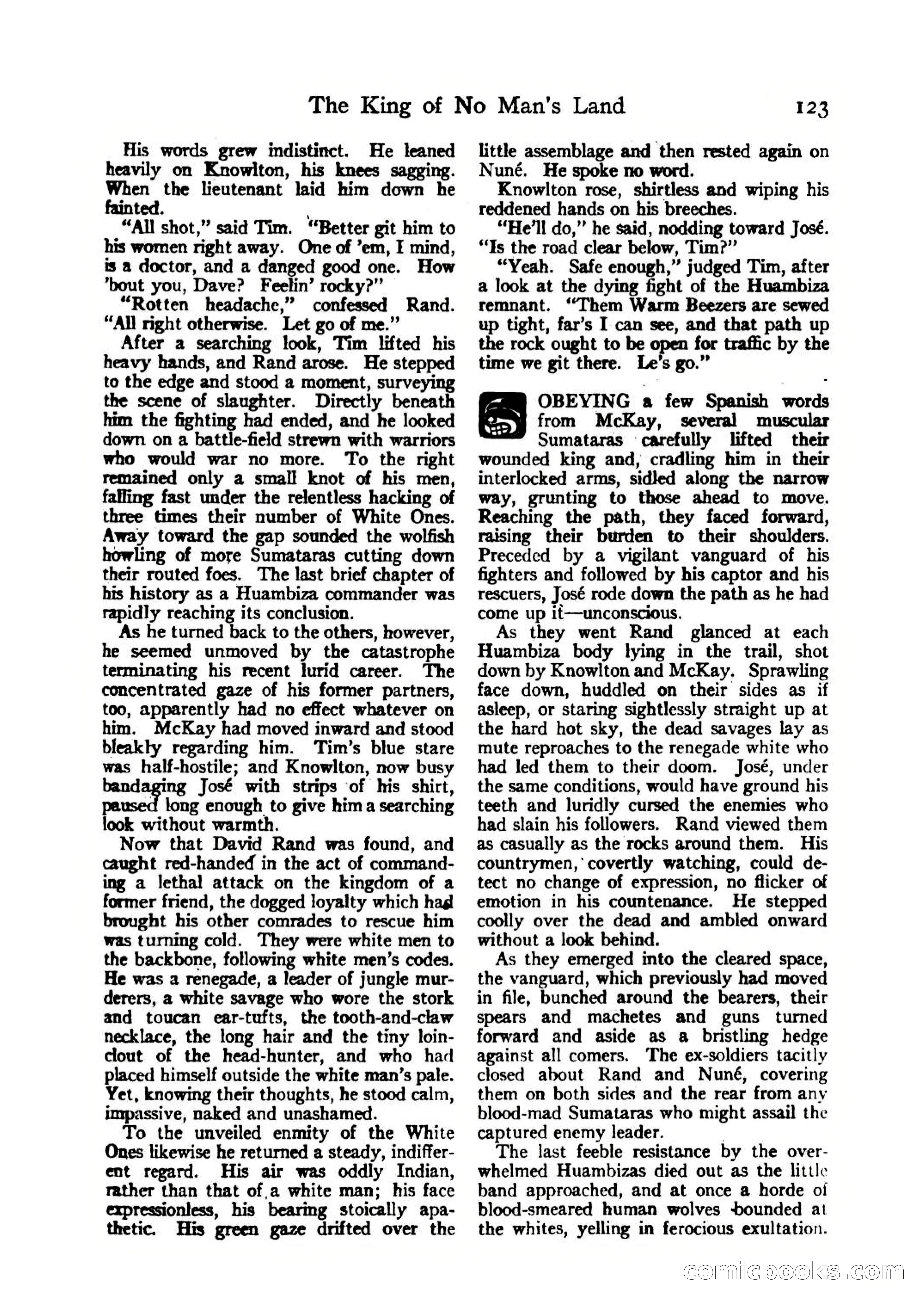 The King of No Man's Land — page 93 of 114