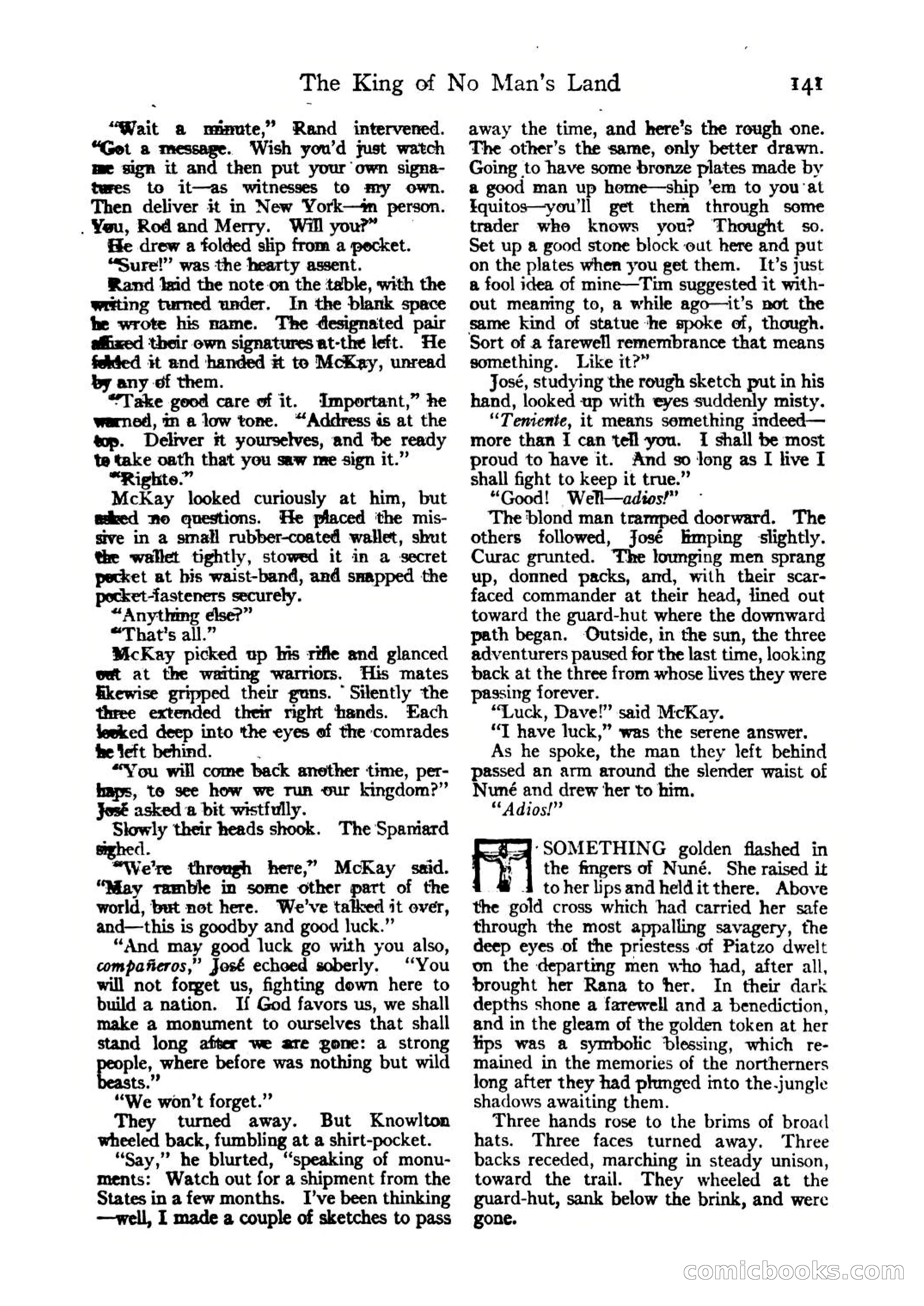The King of No Man's Land — page 111 of 114