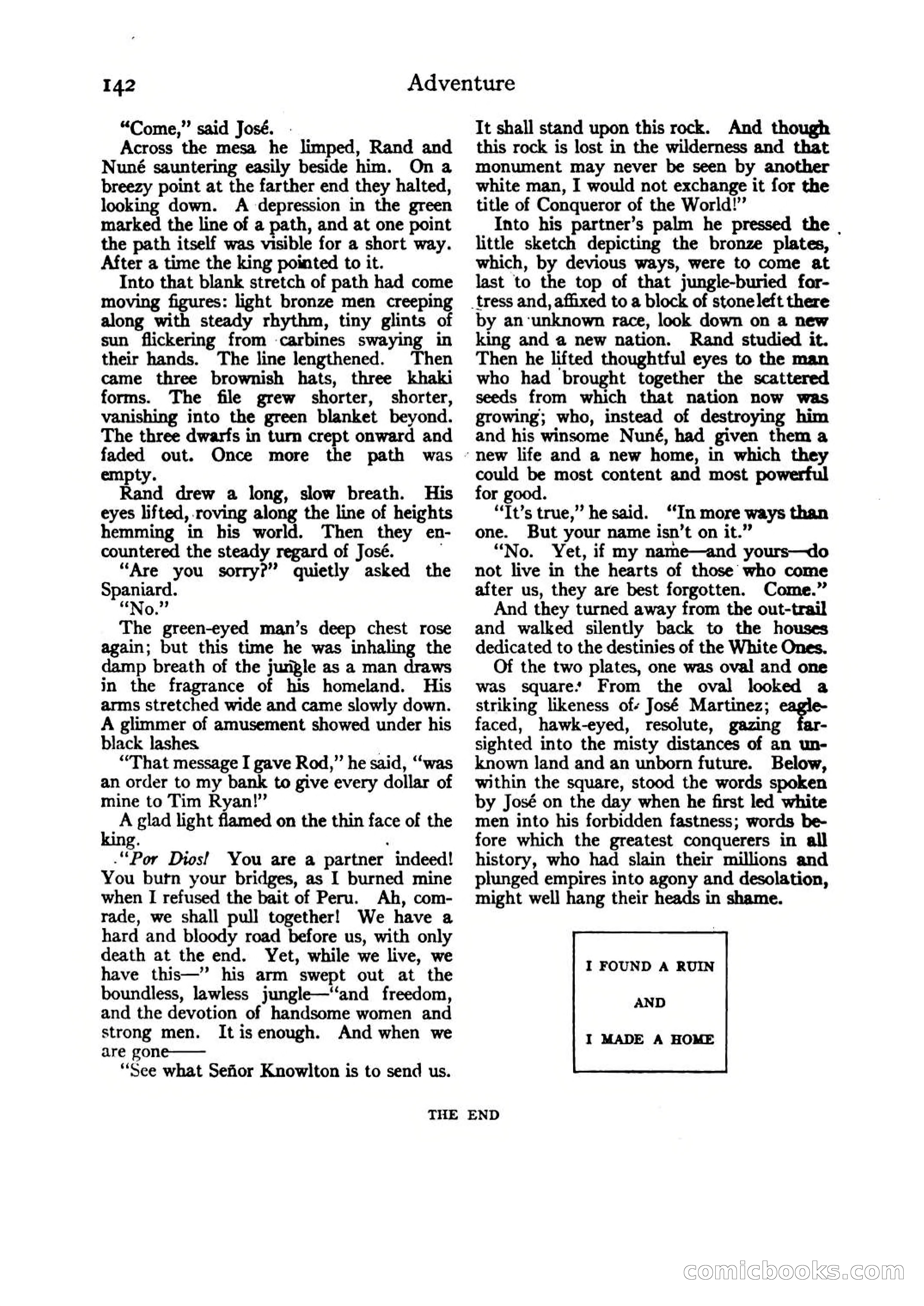The King of No Man's Land — page 112 of 114