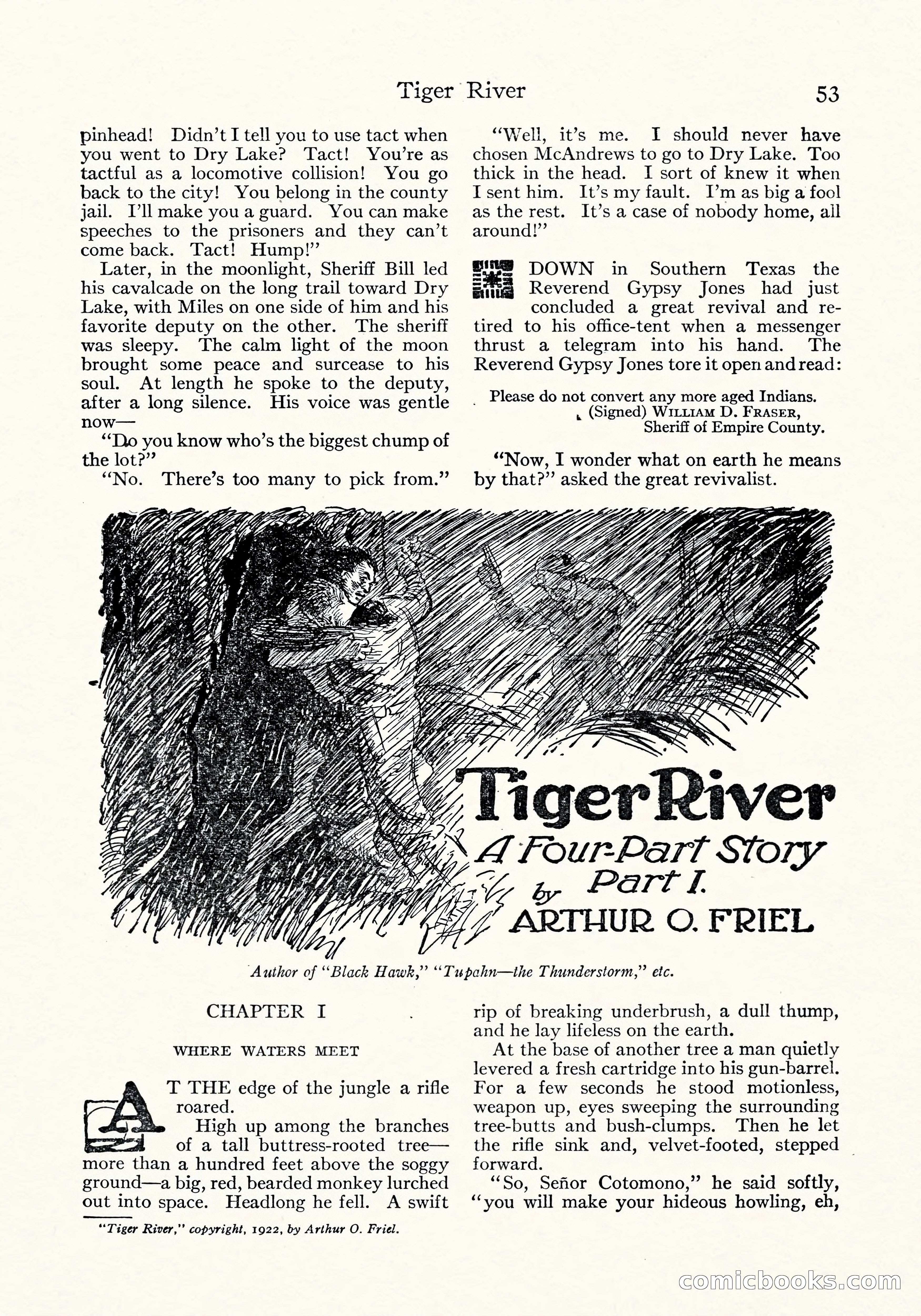 Tiger River: A Four-Part Story by Arthur O. Friel — page 2 of 108