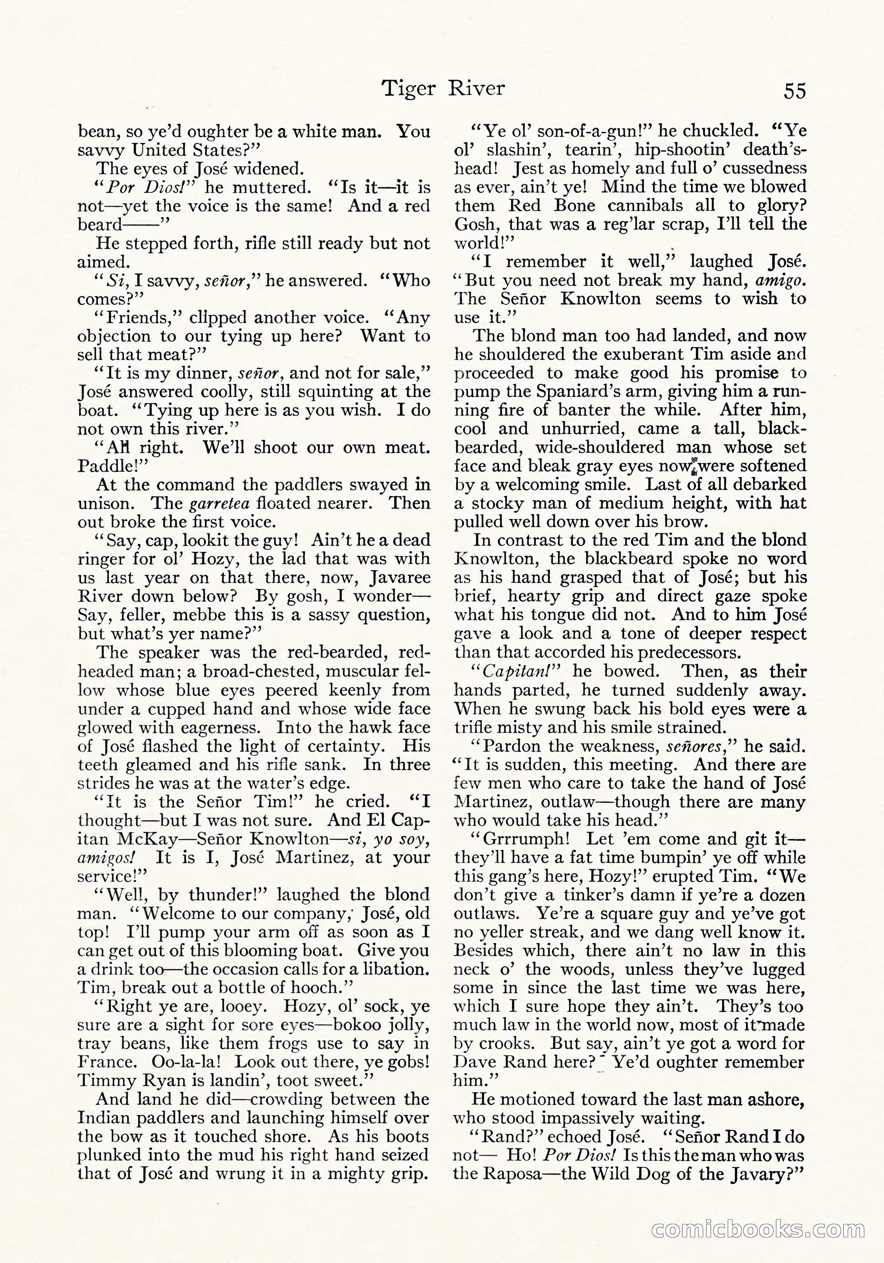 Tiger River: A Four-Part Story by Arthur O. Friel — page 4 of 108