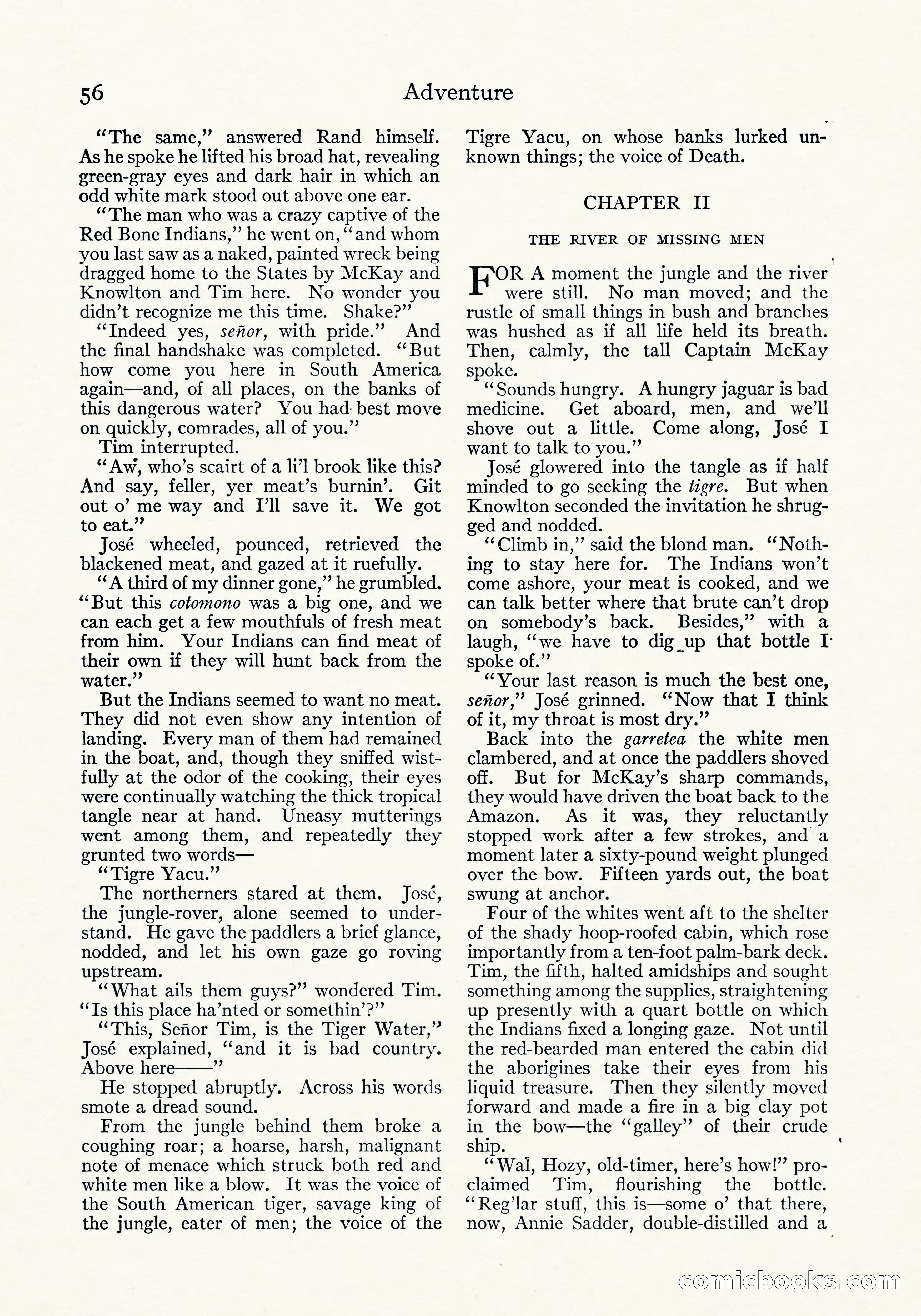 Tiger River: A Four-Part Story by Arthur O. Friel — page 5 of 108
