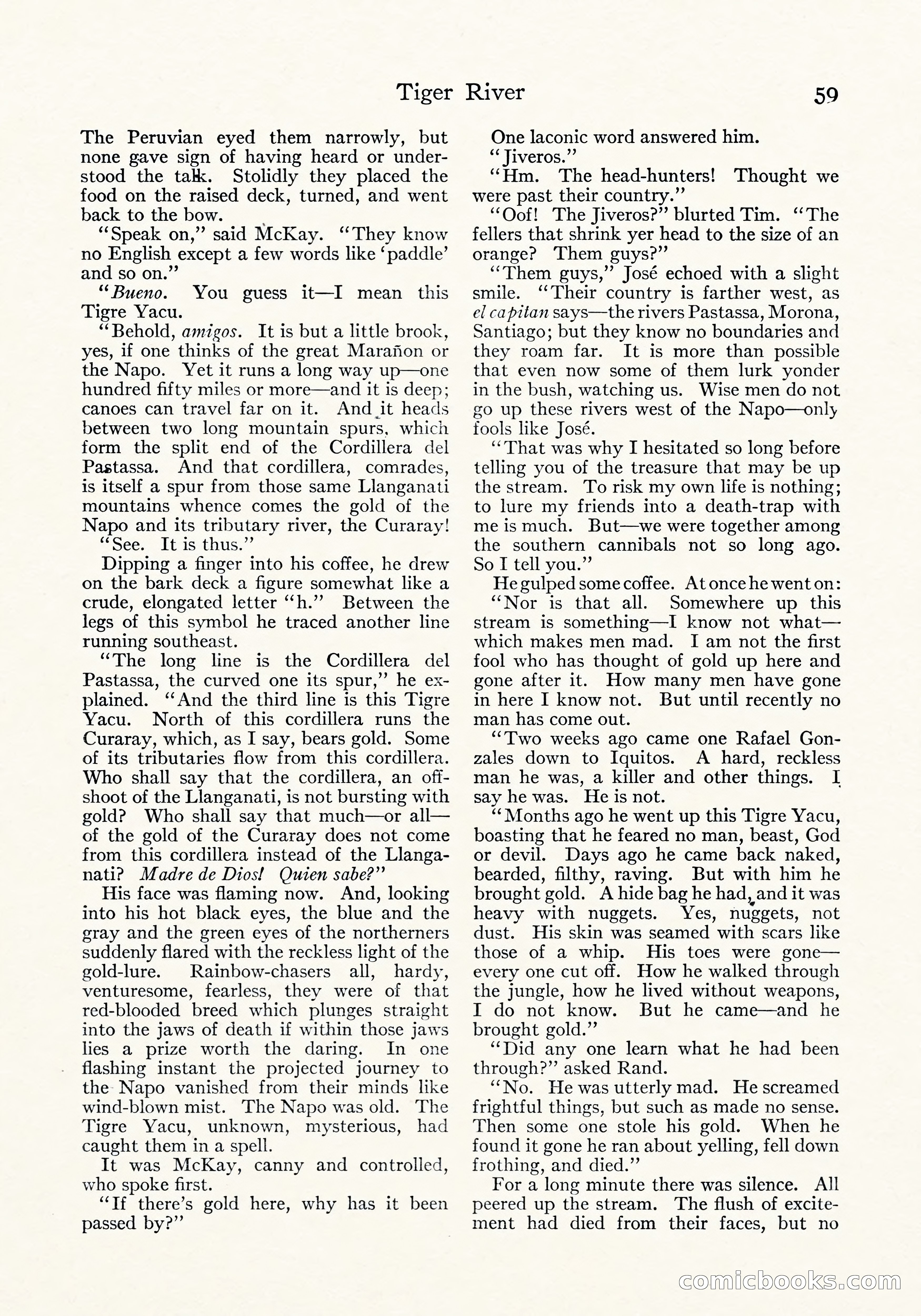 Tiger River: A Four-Part Story by Arthur O. Friel — page 8 of 108