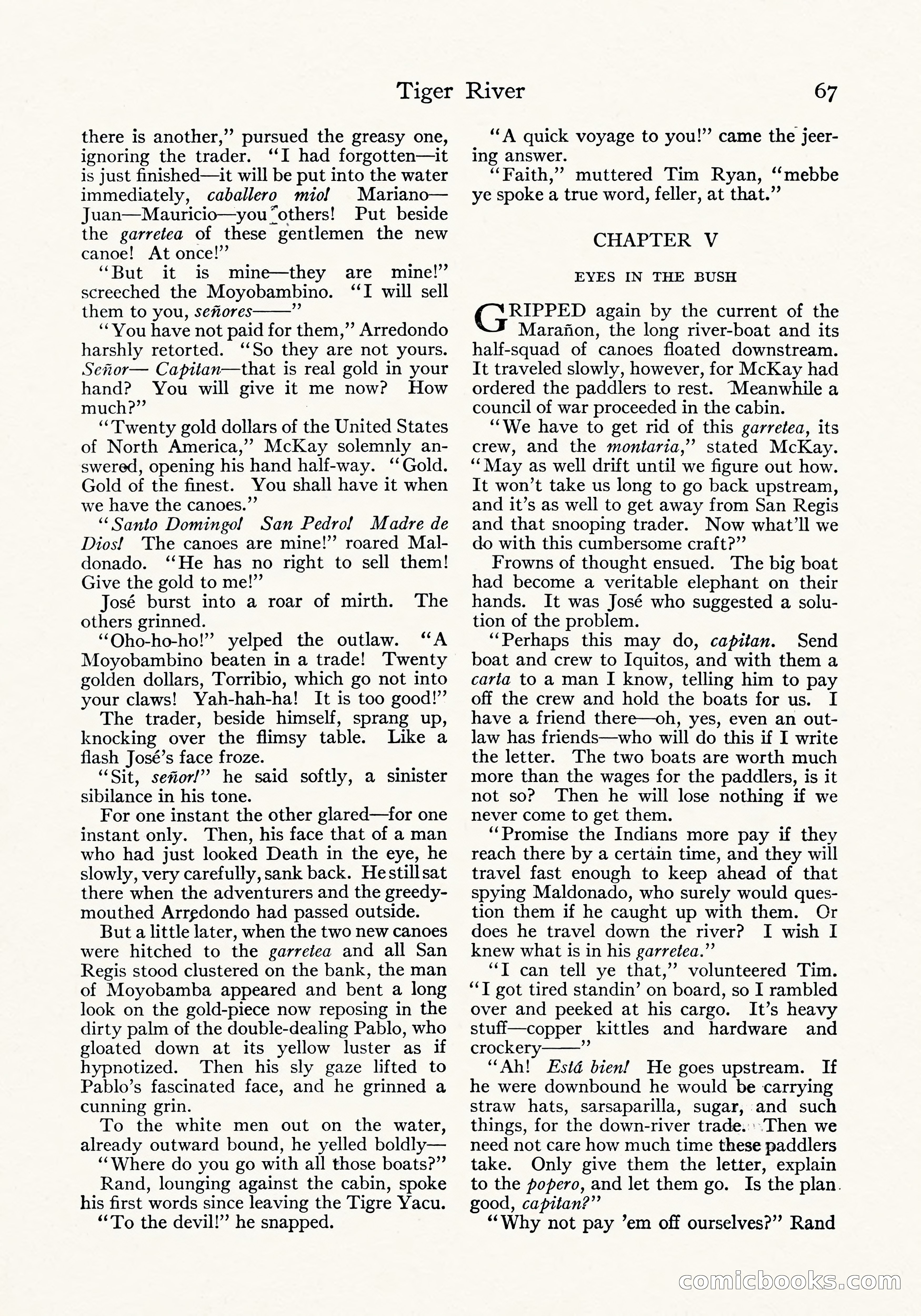 Tiger River: A Four-Part Story by Arthur O. Friel — page 16 of 108