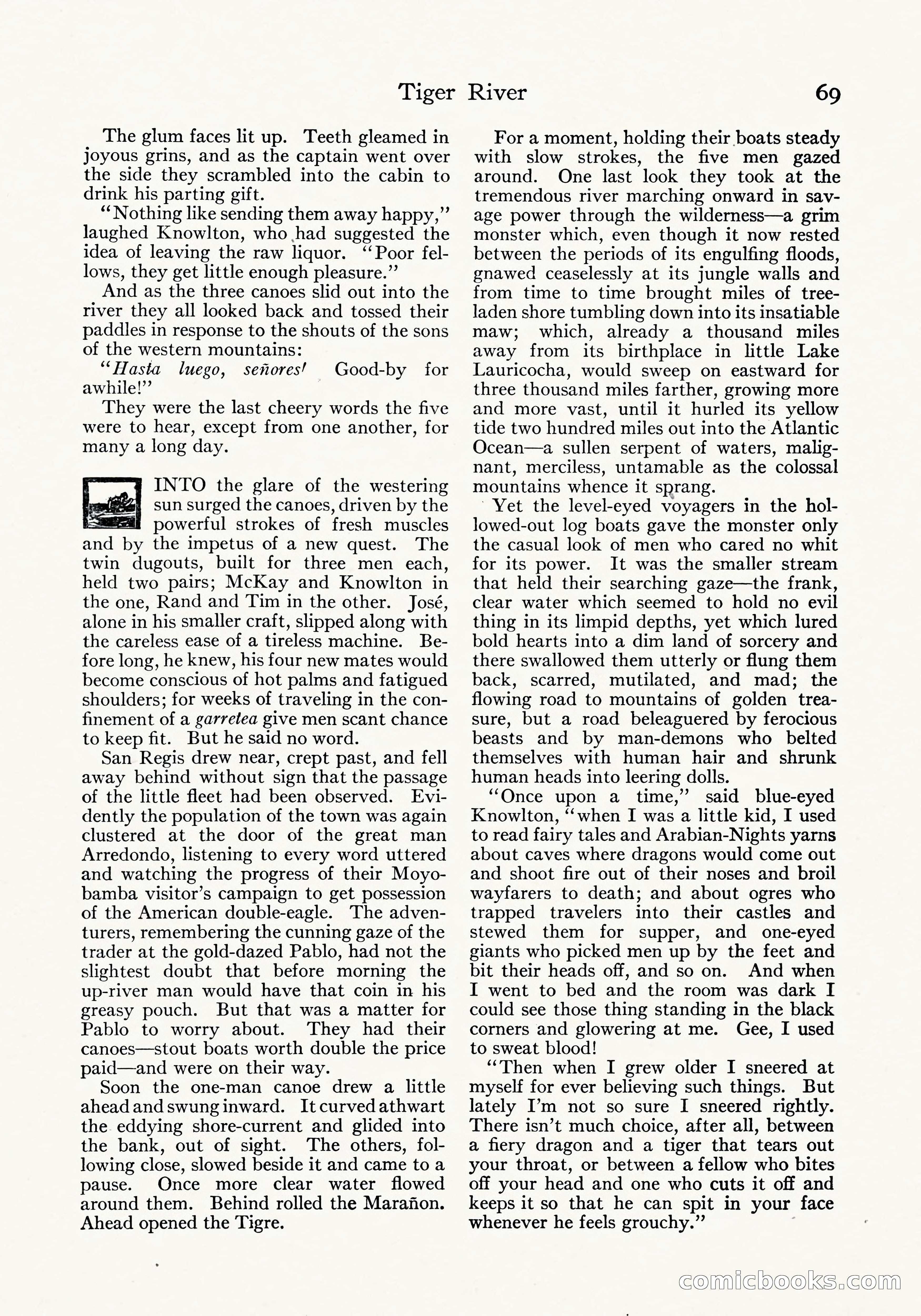Tiger River: A Four-Part Story by Arthur O. Friel — page 18 of 108