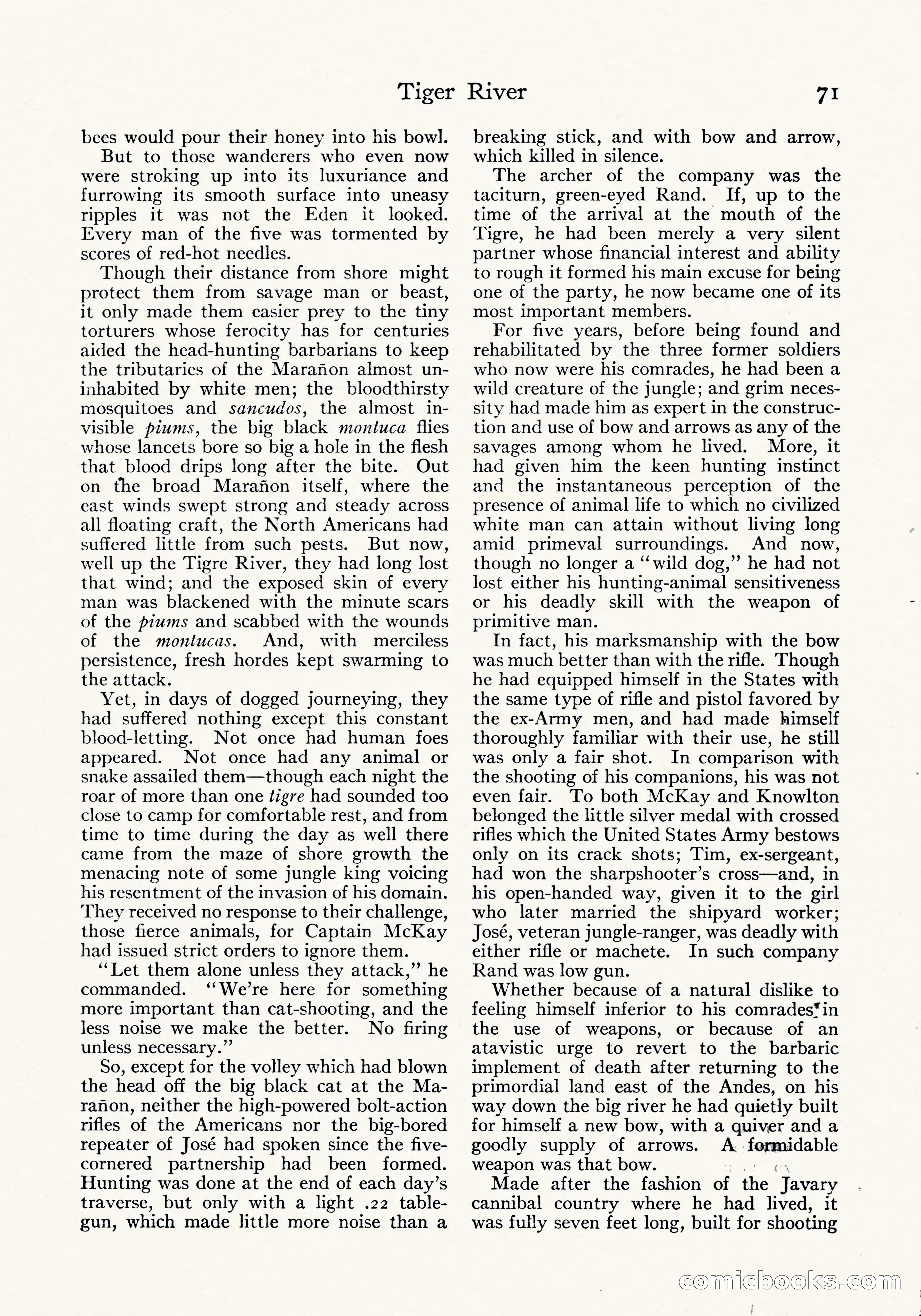 Tiger River: A Four-Part Story by Arthur O. Friel — page 20 of 108