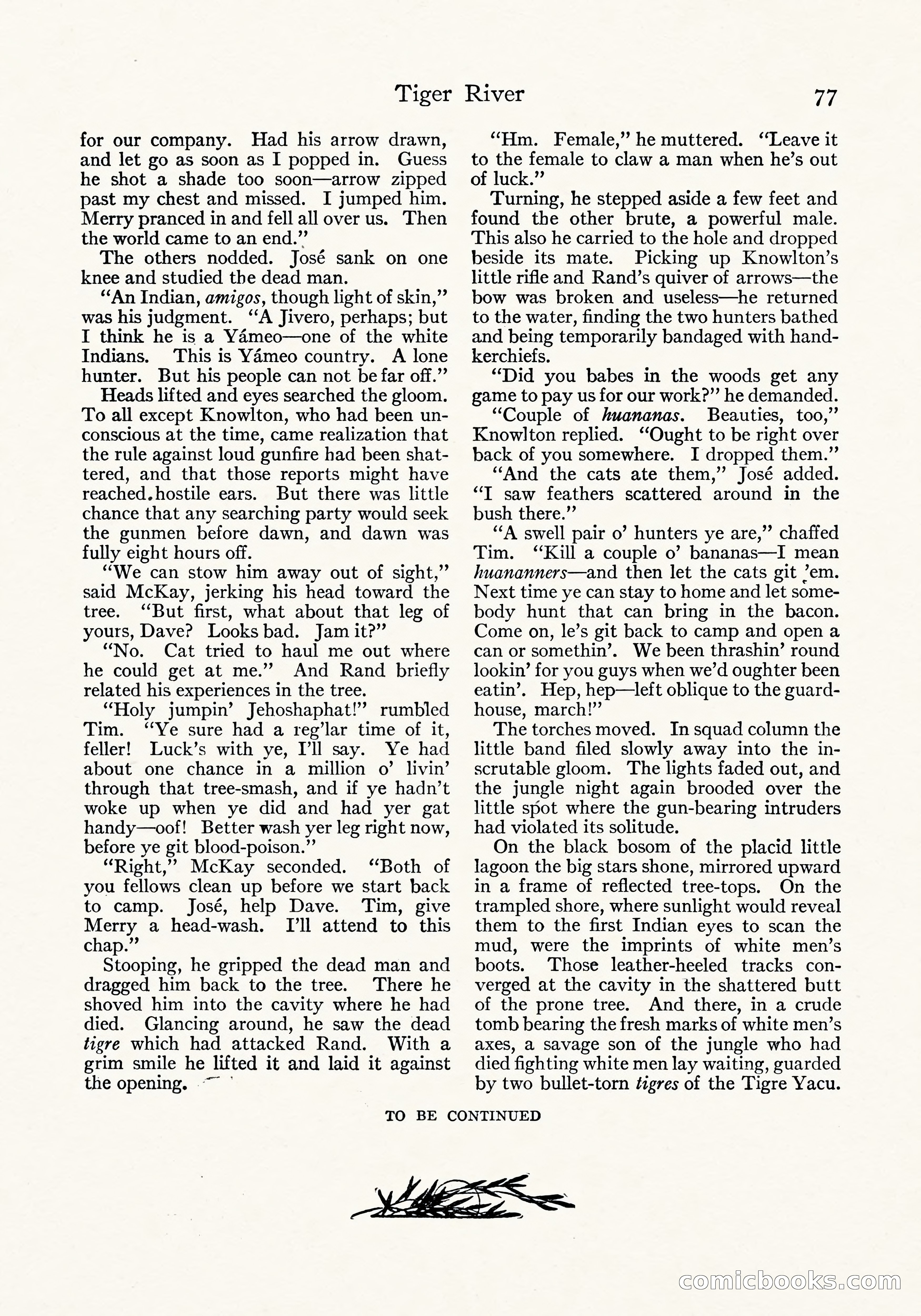 Tiger River: A Four-Part Story by Arthur O. Friel — page 26 of 108