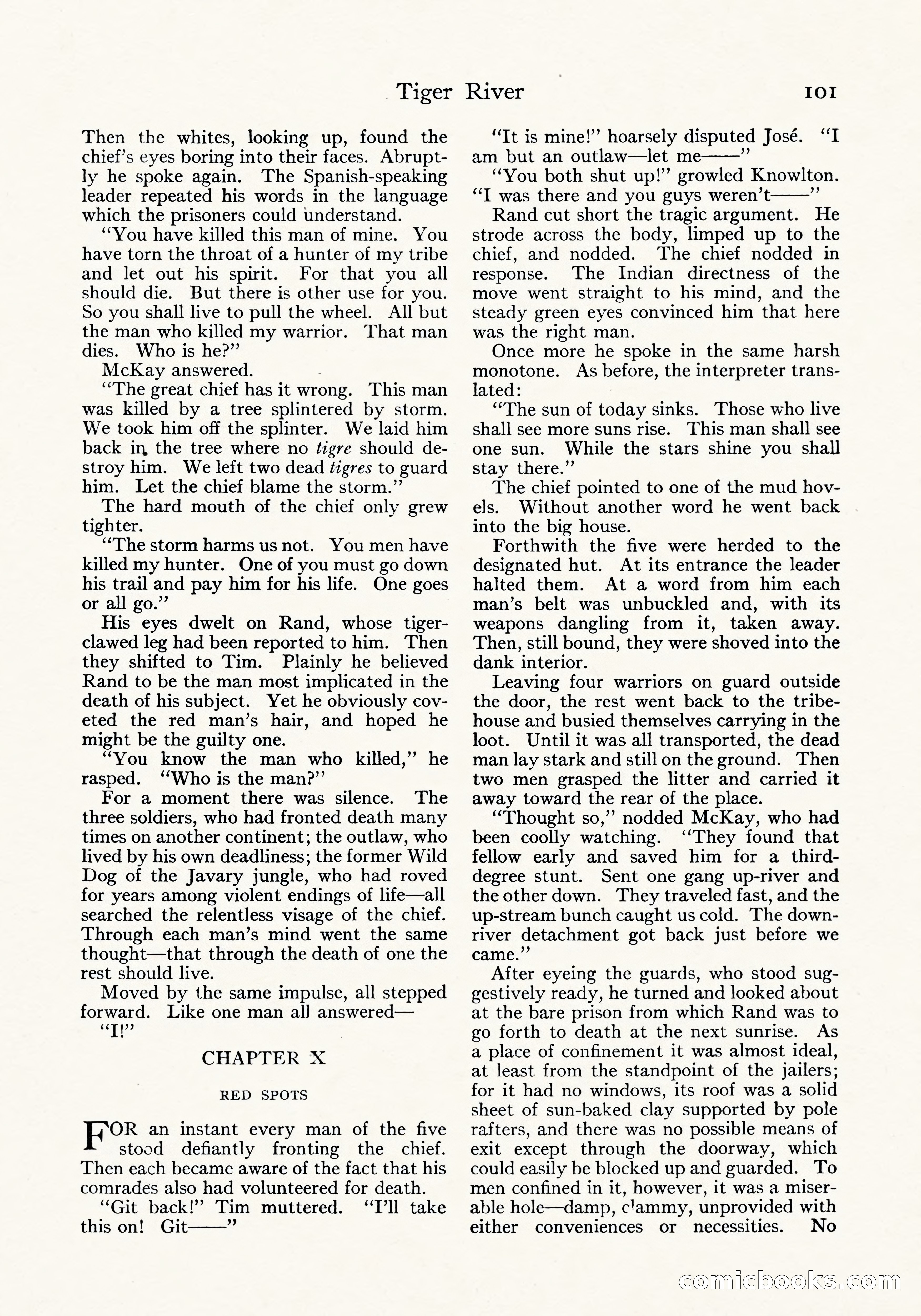 Tiger River: A Four-Part Story by Arthur O. Friel — page 34 of 108