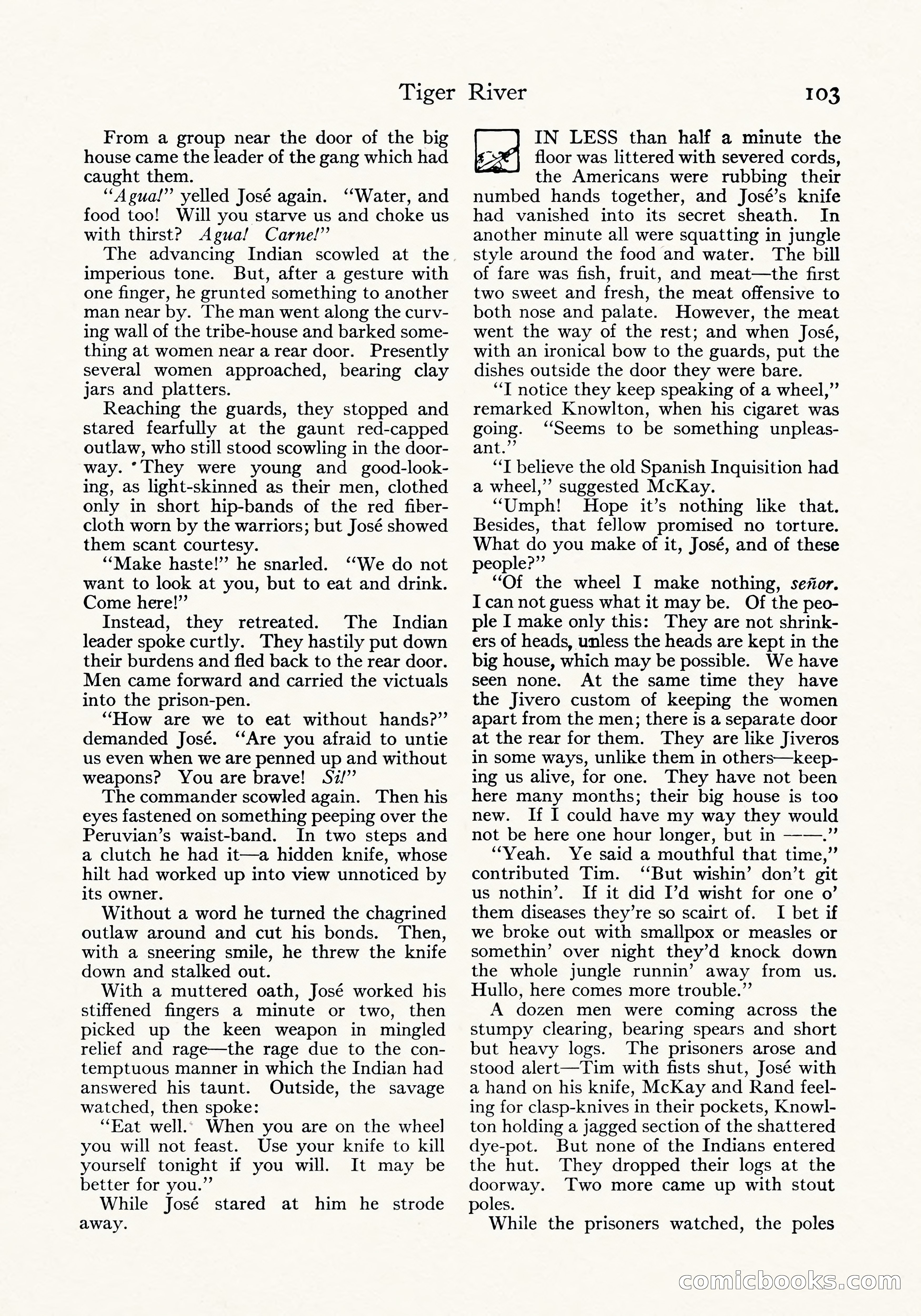 Tiger River: A Four-Part Story by Arthur O. Friel — page 36 of 108
