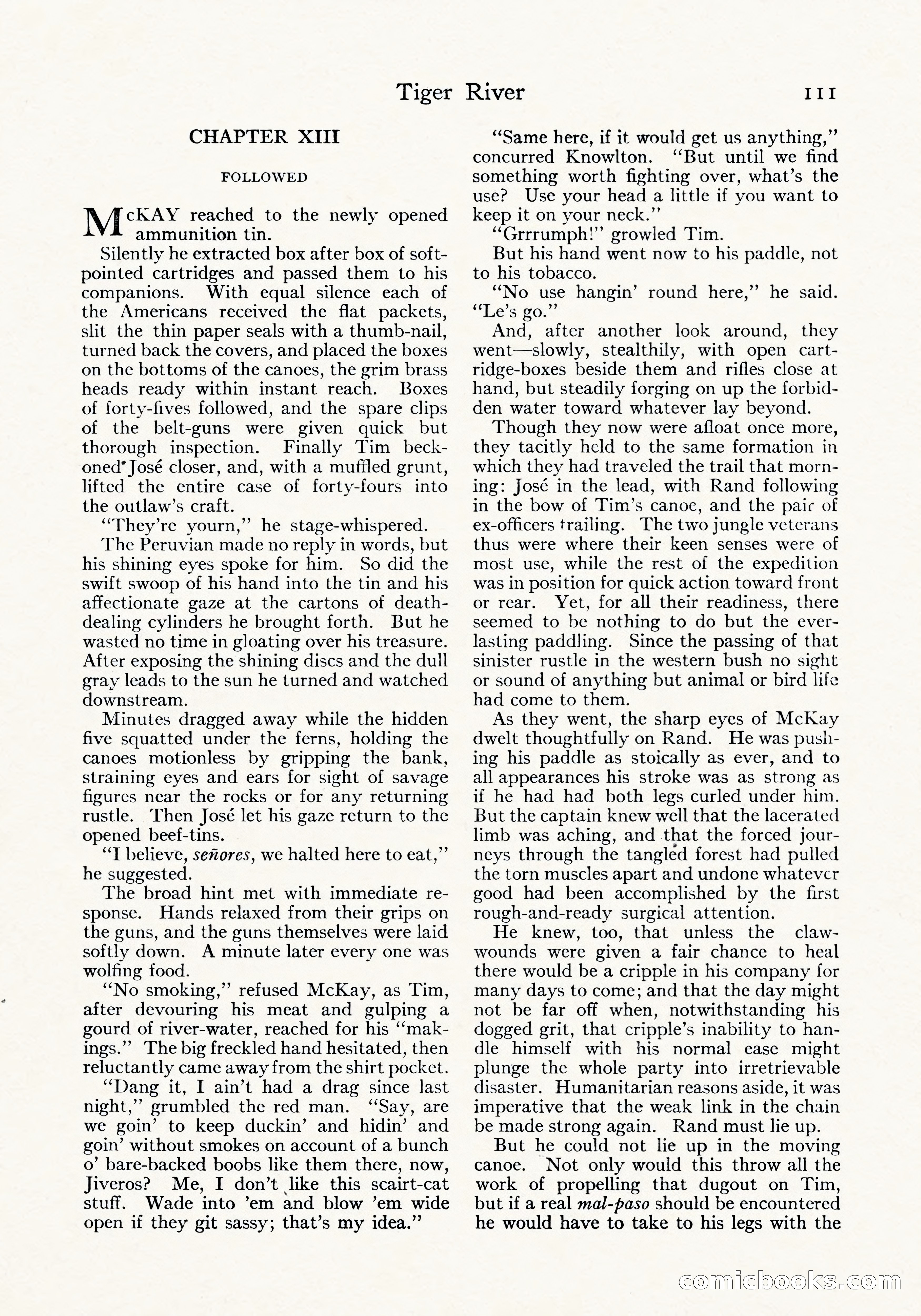 Tiger River: A Four-Part Story by Arthur O. Friel — page 44 of 108