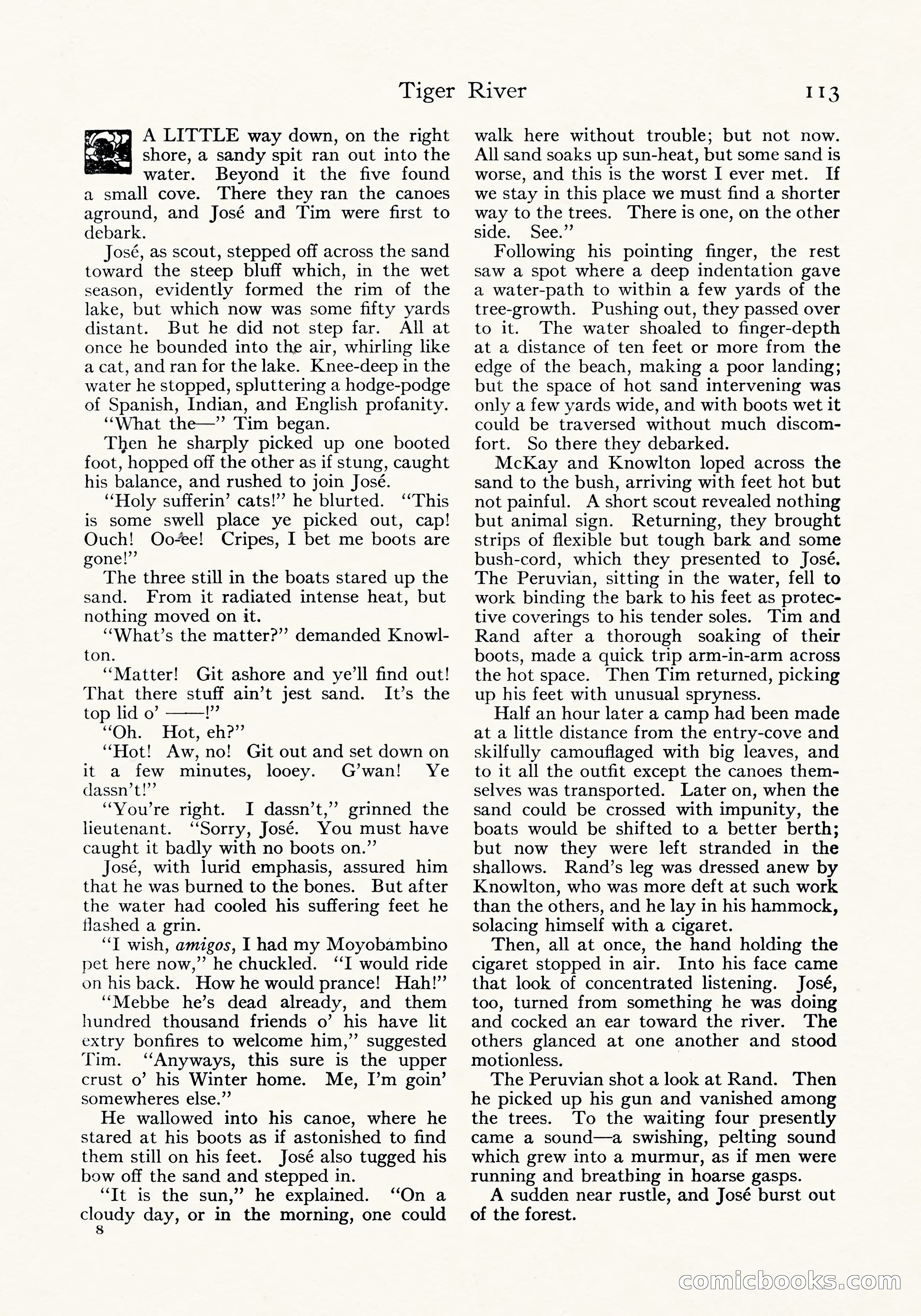 Tiger River: A Four-Part Story by Arthur O. Friel — page 46 of 108