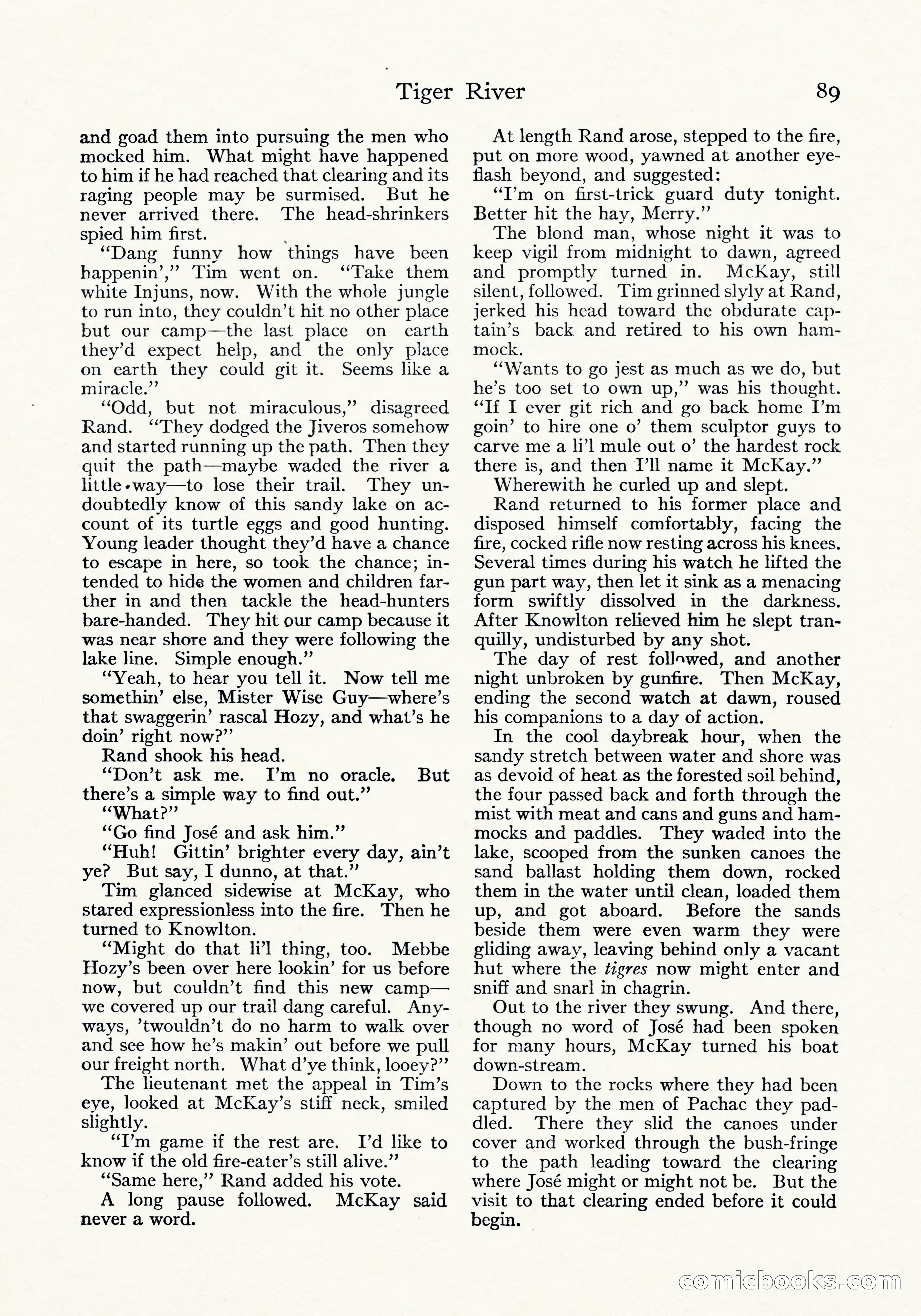 Tiger River: A Four-Part Story by Arthur O. Friel — page 60 of 108