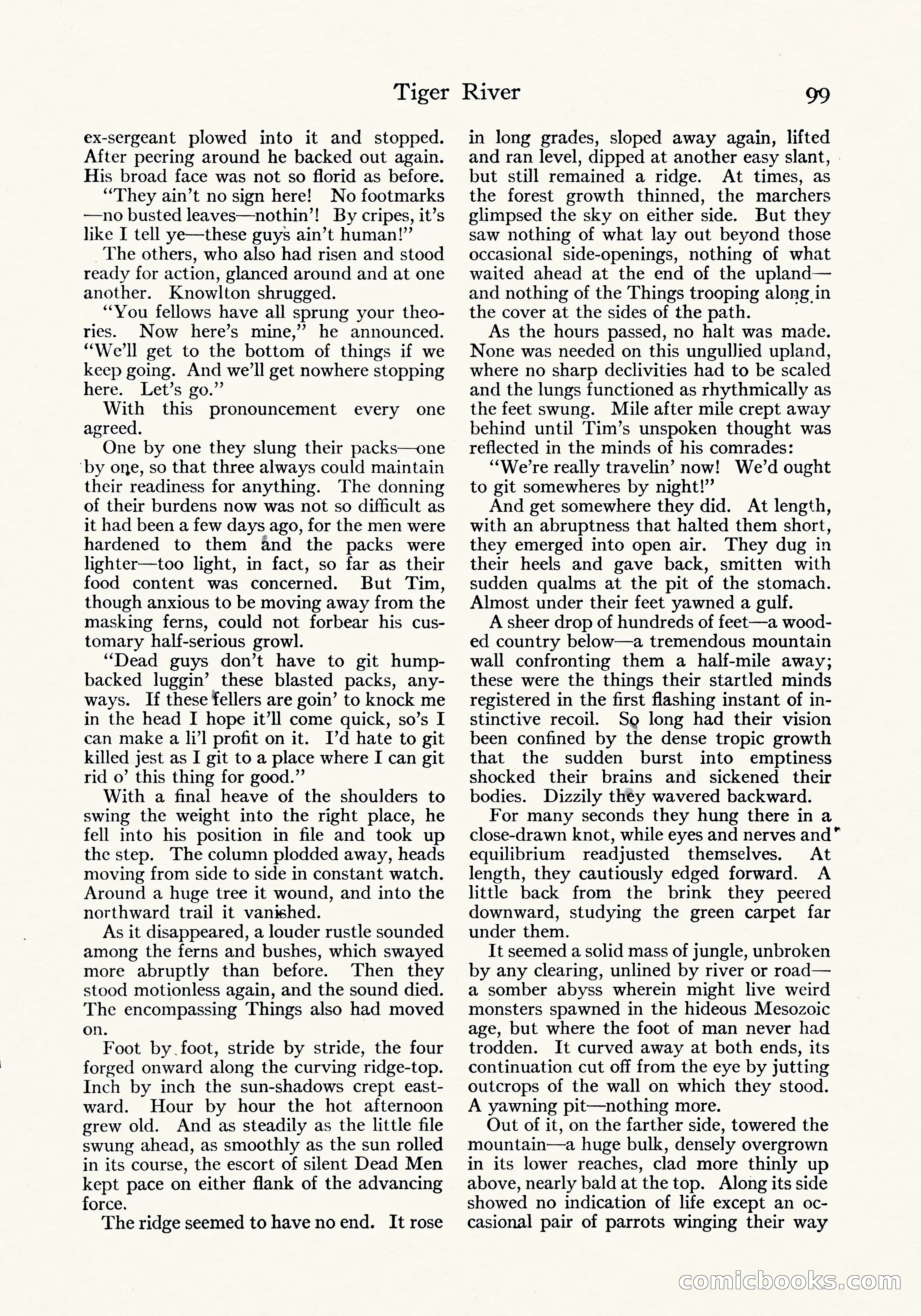 Tiger River: A Four-Part Story by Arthur O. Friel — page 70 of 108