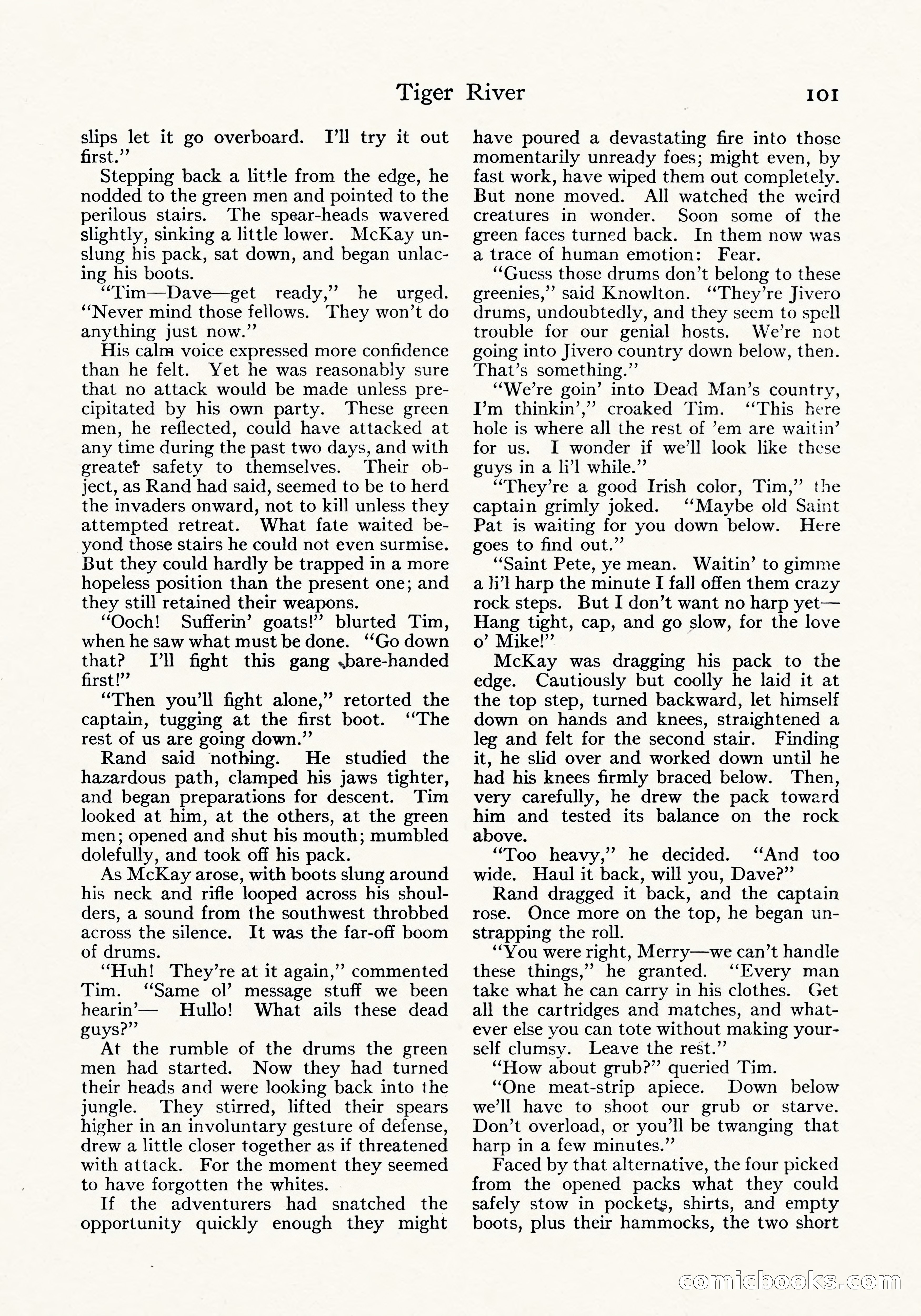 Tiger River: A Four-Part Story by Arthur O. Friel — page 72 of 108
