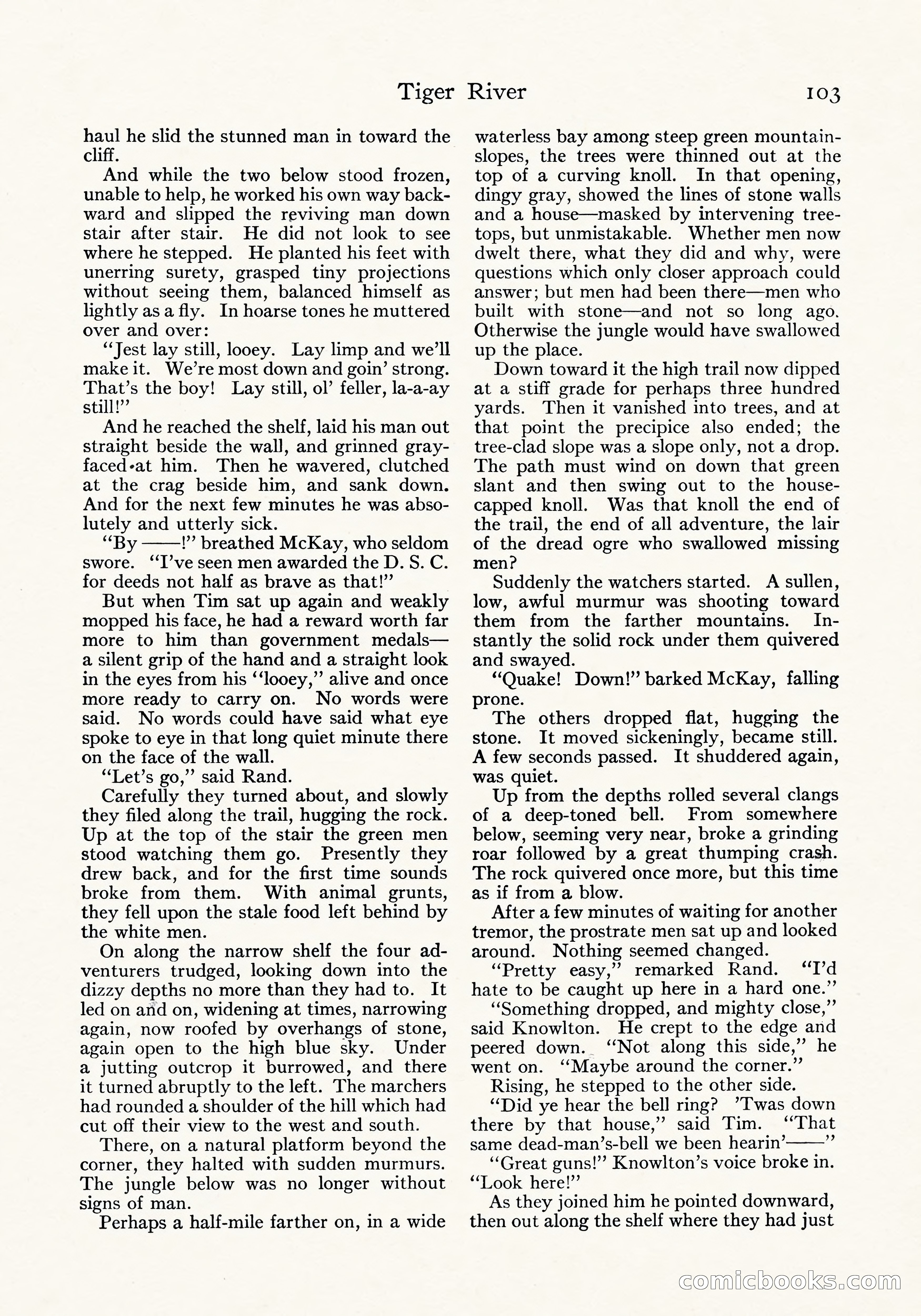 Tiger River: A Four-Part Story by Arthur O. Friel — page 74 of 108