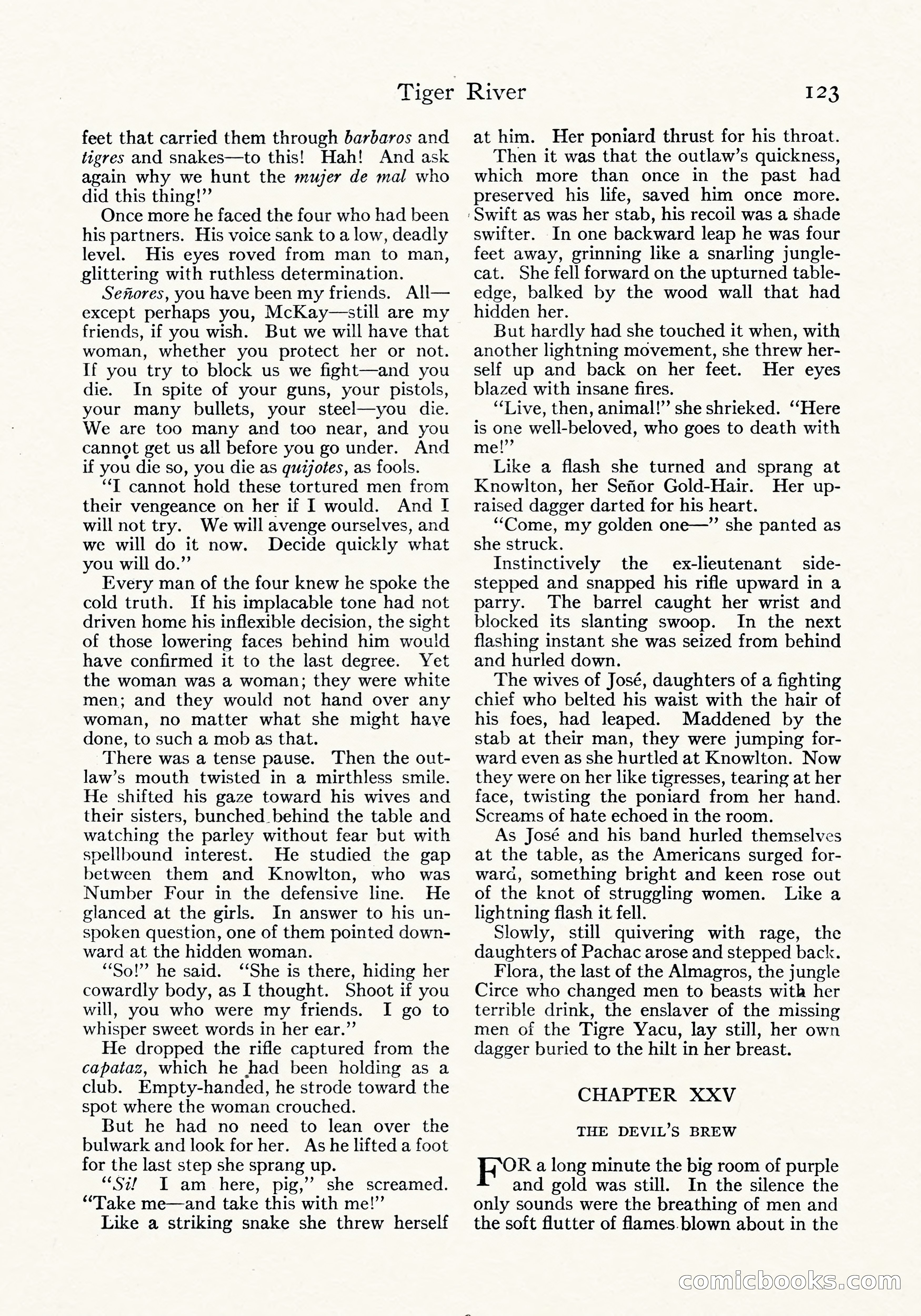Tiger River: A Four-Part Story by Arthur O. Friel — page 87 of 108