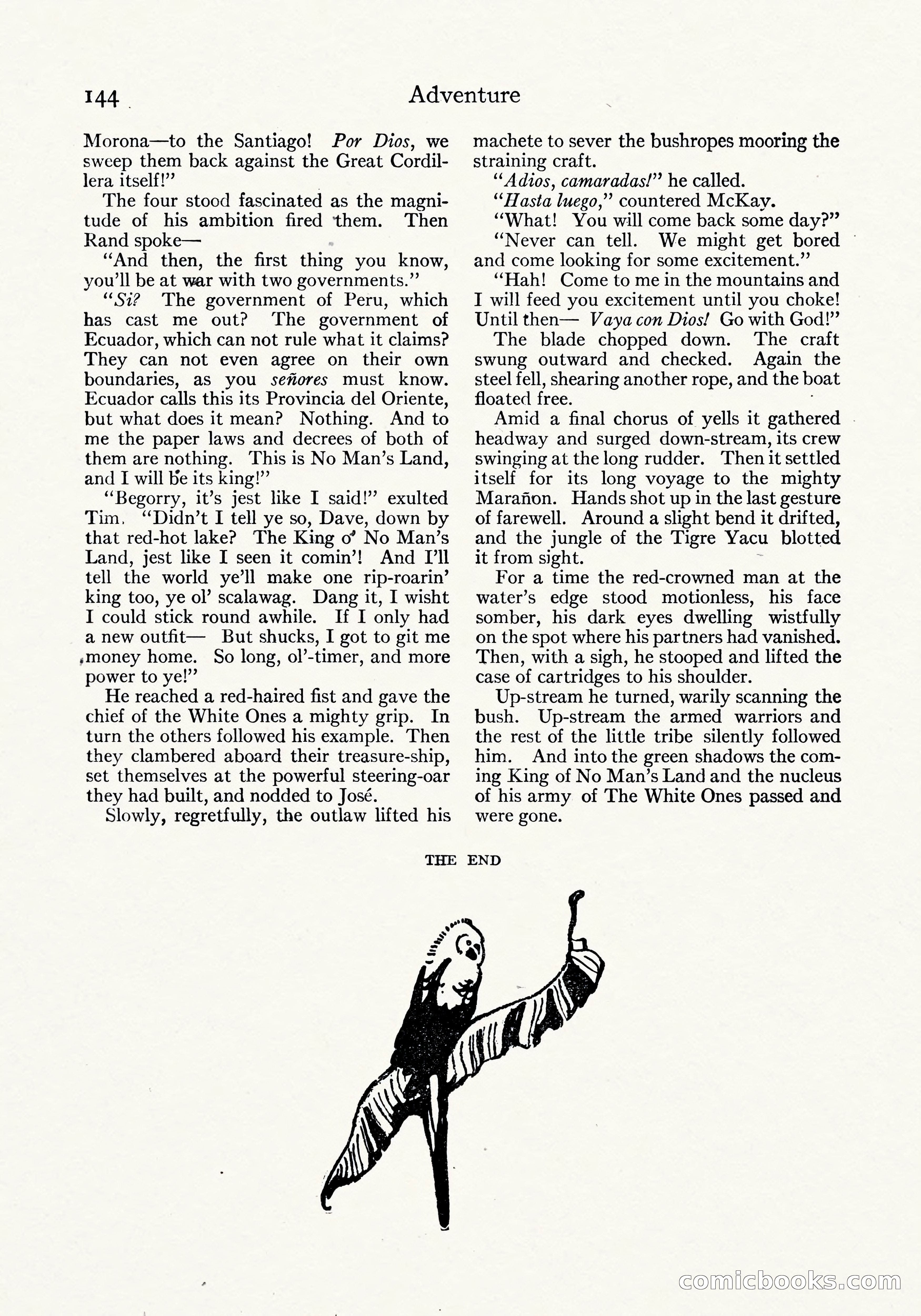 Tiger River: A Four-Part Story by Arthur O. Friel — page 108 of 108